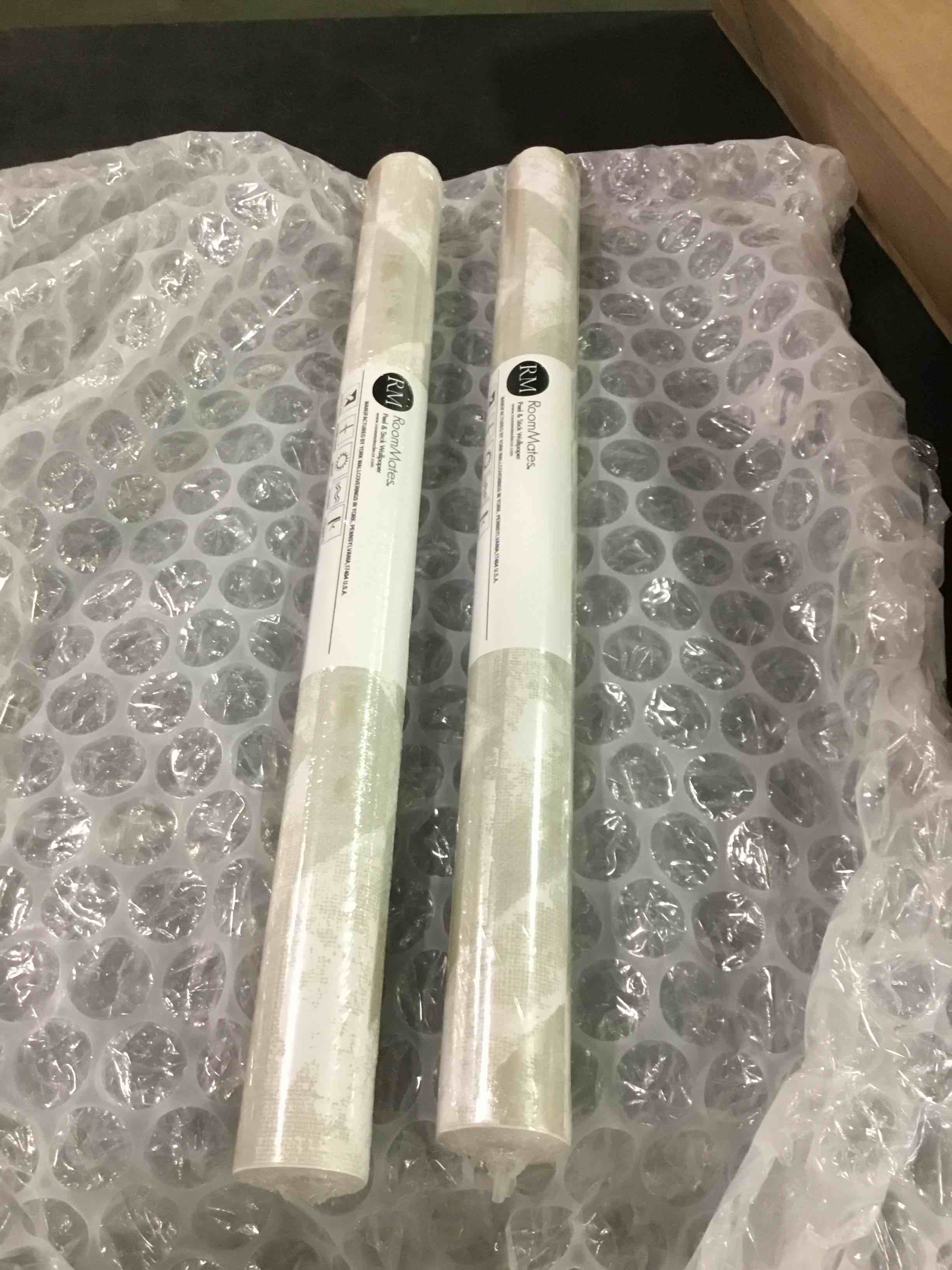 RoomMates RMK11524WP Southwest Geometric Gray Peel and Stick Wallpaper