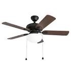Harbor Breeze Caratuk River 42" Bronze Indoor Ceiling Fan w/Light (5-Blade)