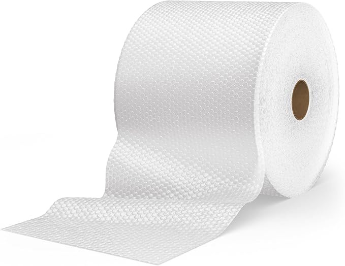 Duck Brand Small Bubble Cushioning Wrap for Moving & Shipping - 150 FT Bubble Packing Wrap for Extra Protection Packaging Boxes & Mailers - Clear Bubble Roll Moving Supplies, Perforated 