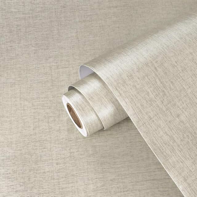 24"X315" Wallpaper Peel and Stick Wheat Grasscloth Linen Fabric Wallpaper Removable Grass Cloth Wallpaper for Walls Self Adhesive Contact Paper for Cabinets Counter Tops Bedroom Vinyl Films 24 x 315 inch