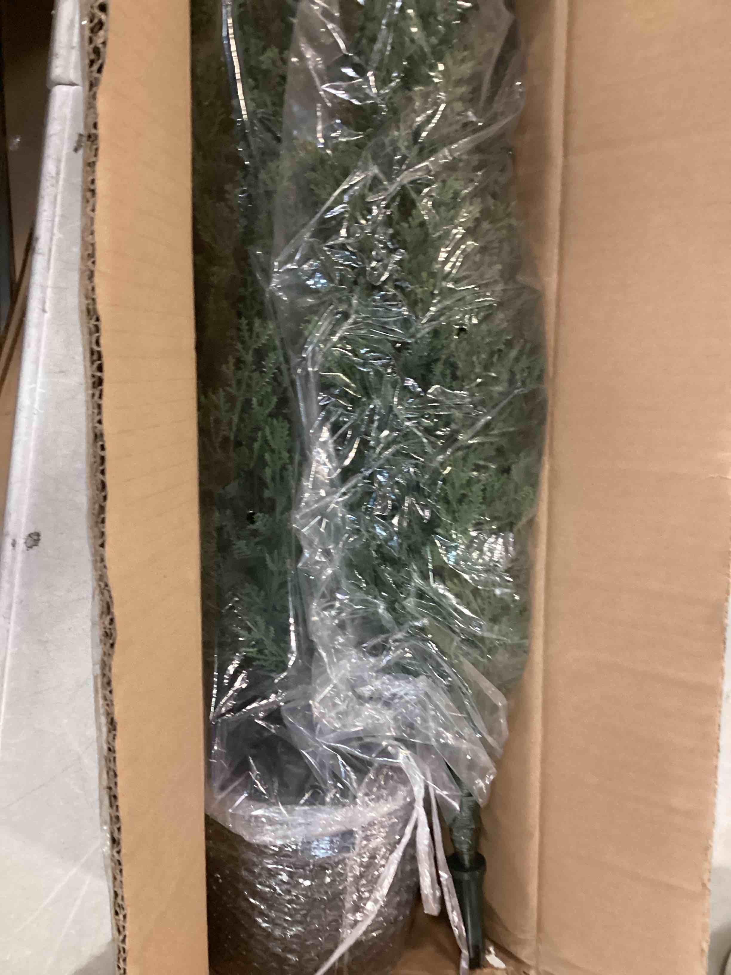 Laiwot 3FT Artificial Cedar Topiary Trees for Outdoors Potted Fake