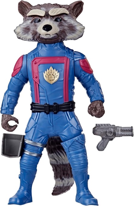 Marvel Studios’ Guardians of The Galaxy Vol. 3 Rocket Action Figure, Super Hero Toys for Kids Ages 4 and Up, 8-Inch-Scale Action Figure Roll over image to zoom in Marvel Studios’ Guardians of The Galaxy Vol. 3 Rocket Action Figure, Super Hero Toys for Kids Ages 4 and Up, 8-Inch-Scale Action