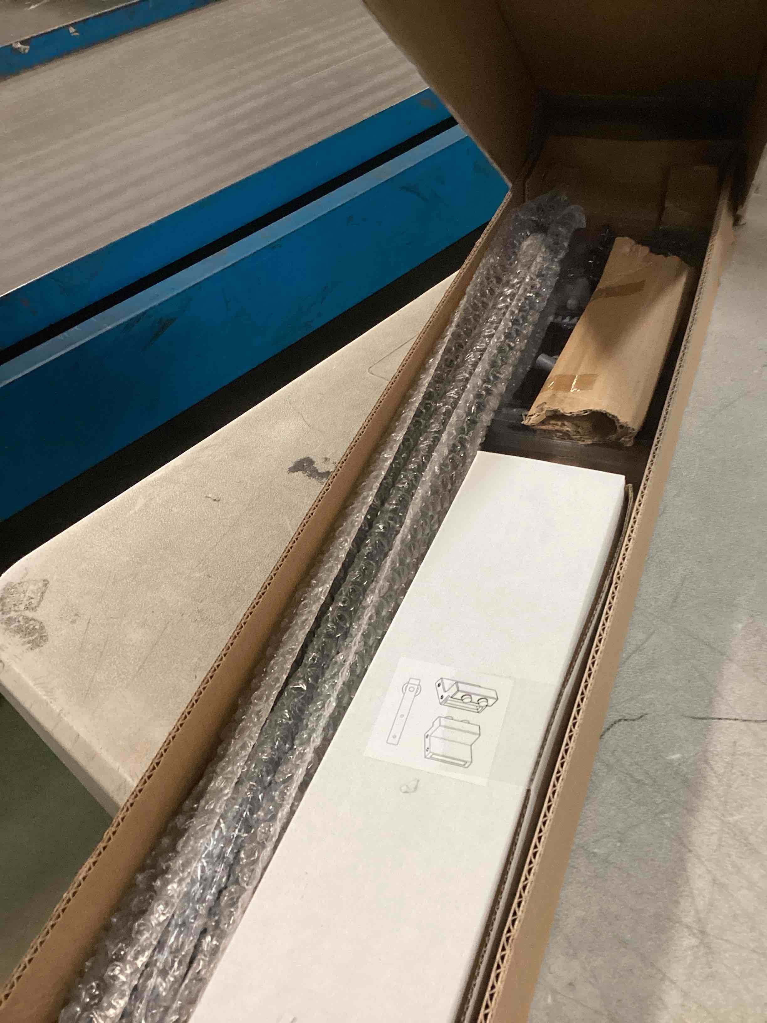 SMARTSTANDARD 7 Feet Heavy Duty Sturdy Sliding Barn Door Hardware Kit