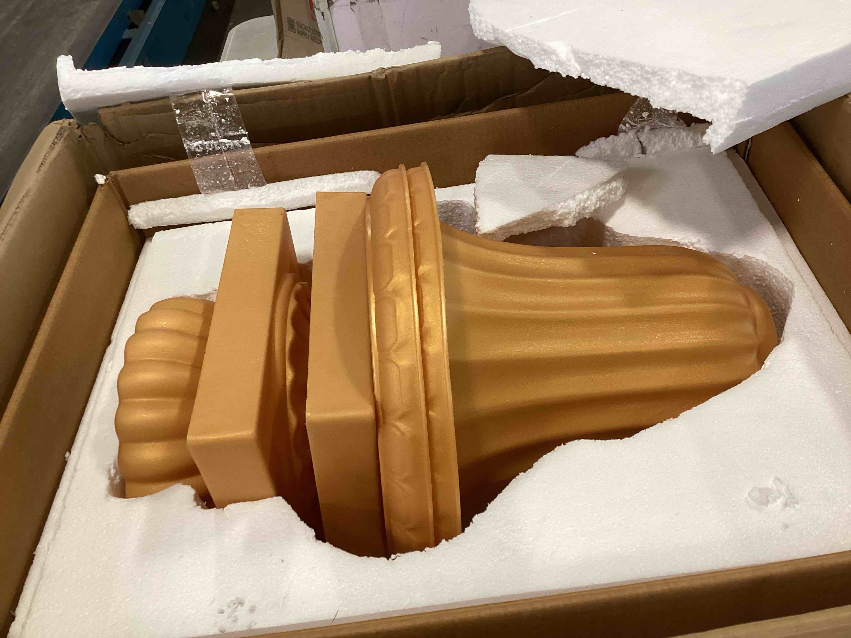 Roman urn Flower pots Outdoor Column Flower Pot Retro Grecian Urn