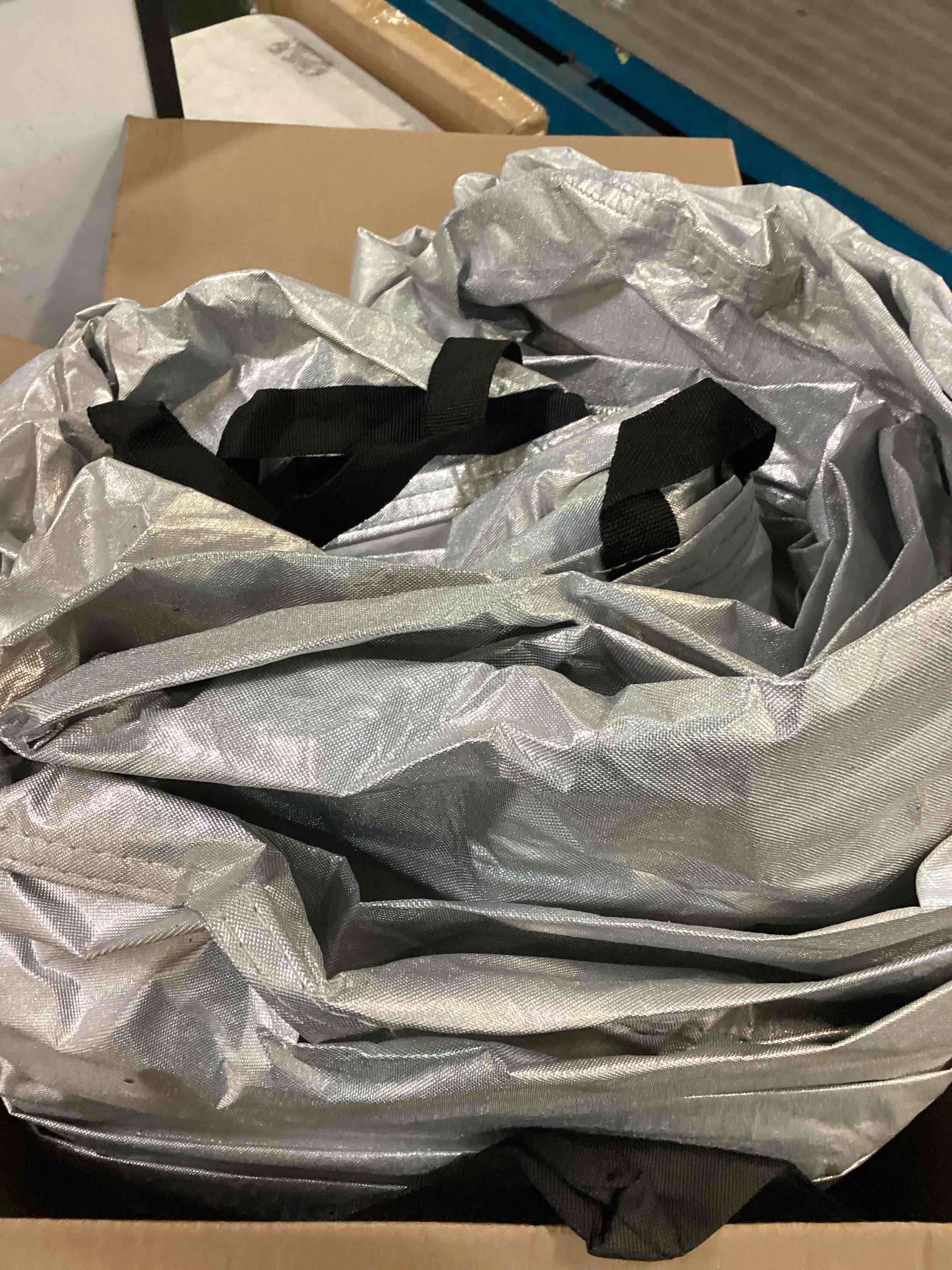 Kayme 6 Layers Truck Cover Waterproof All Weather, Heavy Duty Outdoor Pickup Cover Sun Uv Rain Protection, Universal Fit (Length Up to 228 inch) L L Fit Length Up To 228", Max Cab Length 144" Aluminum-Silver