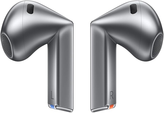SAMSUNG Galaxy Buds 3 AI True Wireless Bluetooth Earbuds, Open Type Fit, Active Noise Cancellation, 360 Audio, Real-Time Interpreter, Touch Control, Silver [US Version, Amazon Exclusive 2Yr Warranty]