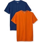 Size M Amazon Essentials Men's Active Performance Tech T-Shirt (Available in Big & Tall), Pack of 2