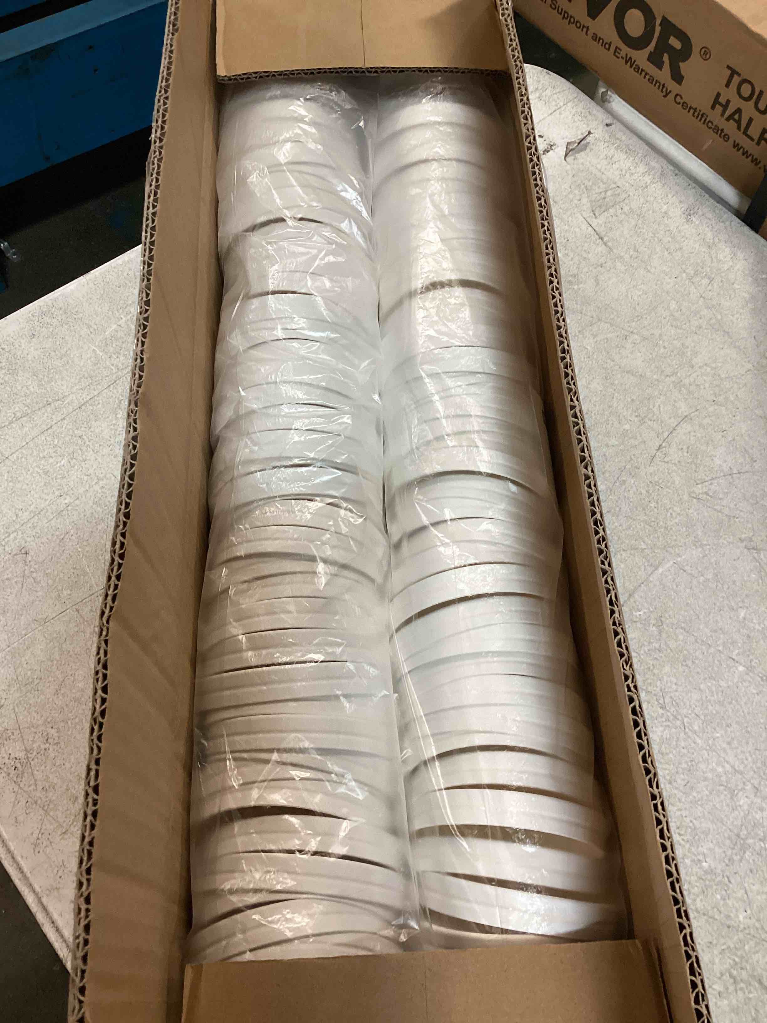 Restaurantware Coppetta Round White Paper To Go Cup Lid Fits 5 oz 3