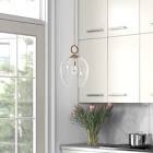 Aimee 1 - Light Single Bell Pendant(incomplete missing globe  glass) 