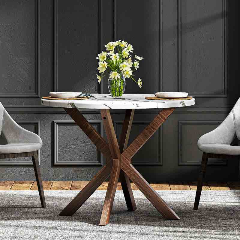 Breshia 40" Round Dining Room Table