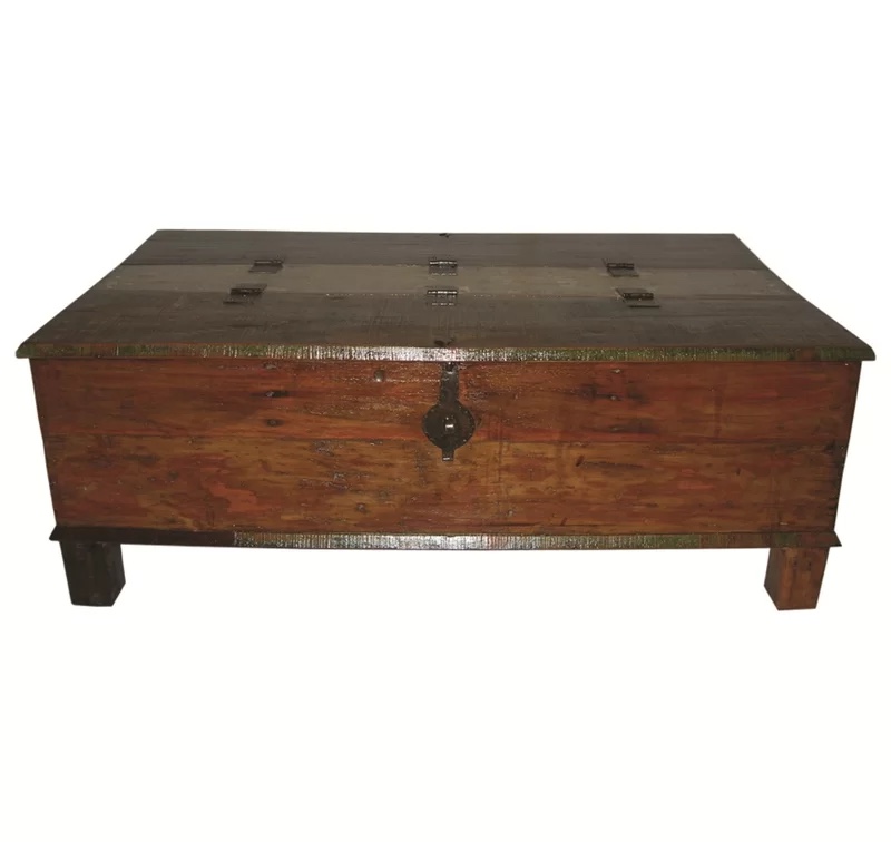 Lottie Solid Wood Top Coffee Table