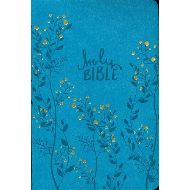 Holy Bible King James Version Giant Print Edition Box Aqua Leathersoft