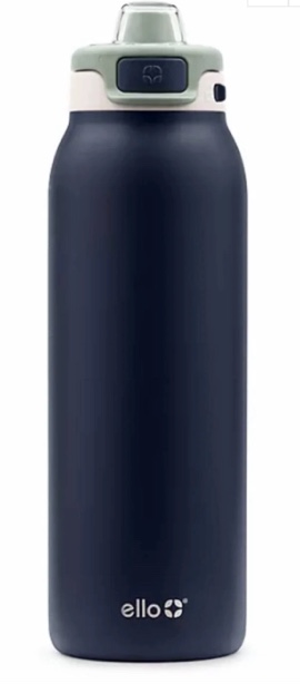 Ello Pop & Fill 32oz. 2-Pack Stainless Steel Water Bottle with QuickFill Technology (Assorted Colors) 