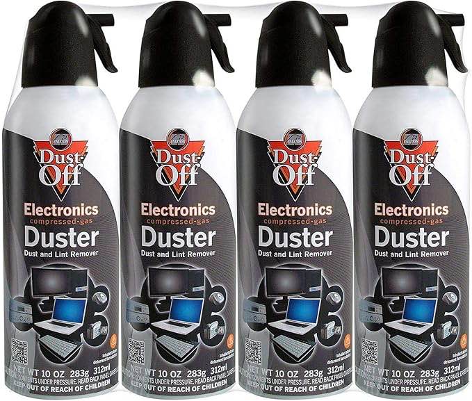 Dust-Off Falcon Compressed Gas Duster (10 oz. 4 Pack)