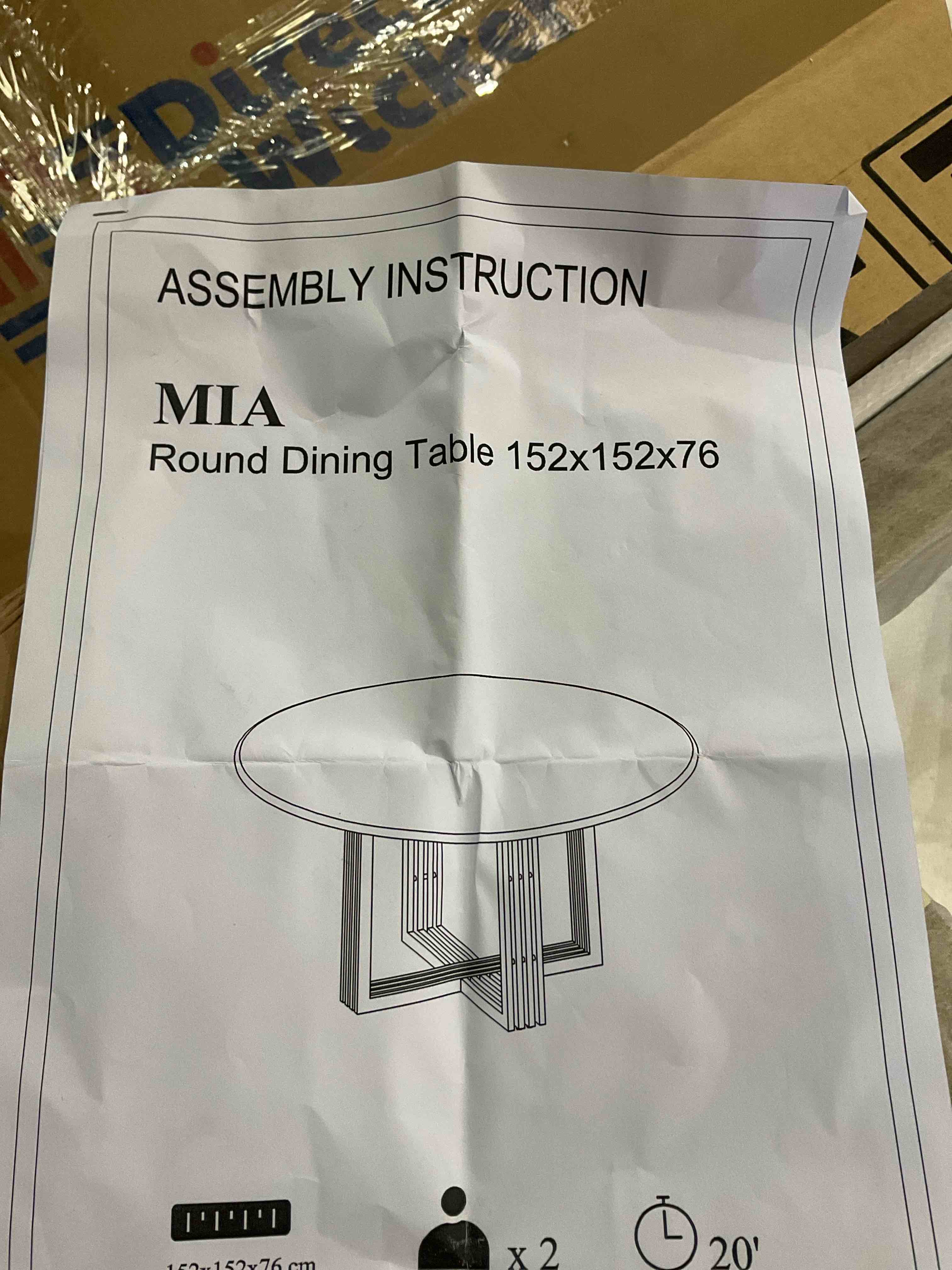 MIA Round Dining Table (just the base)