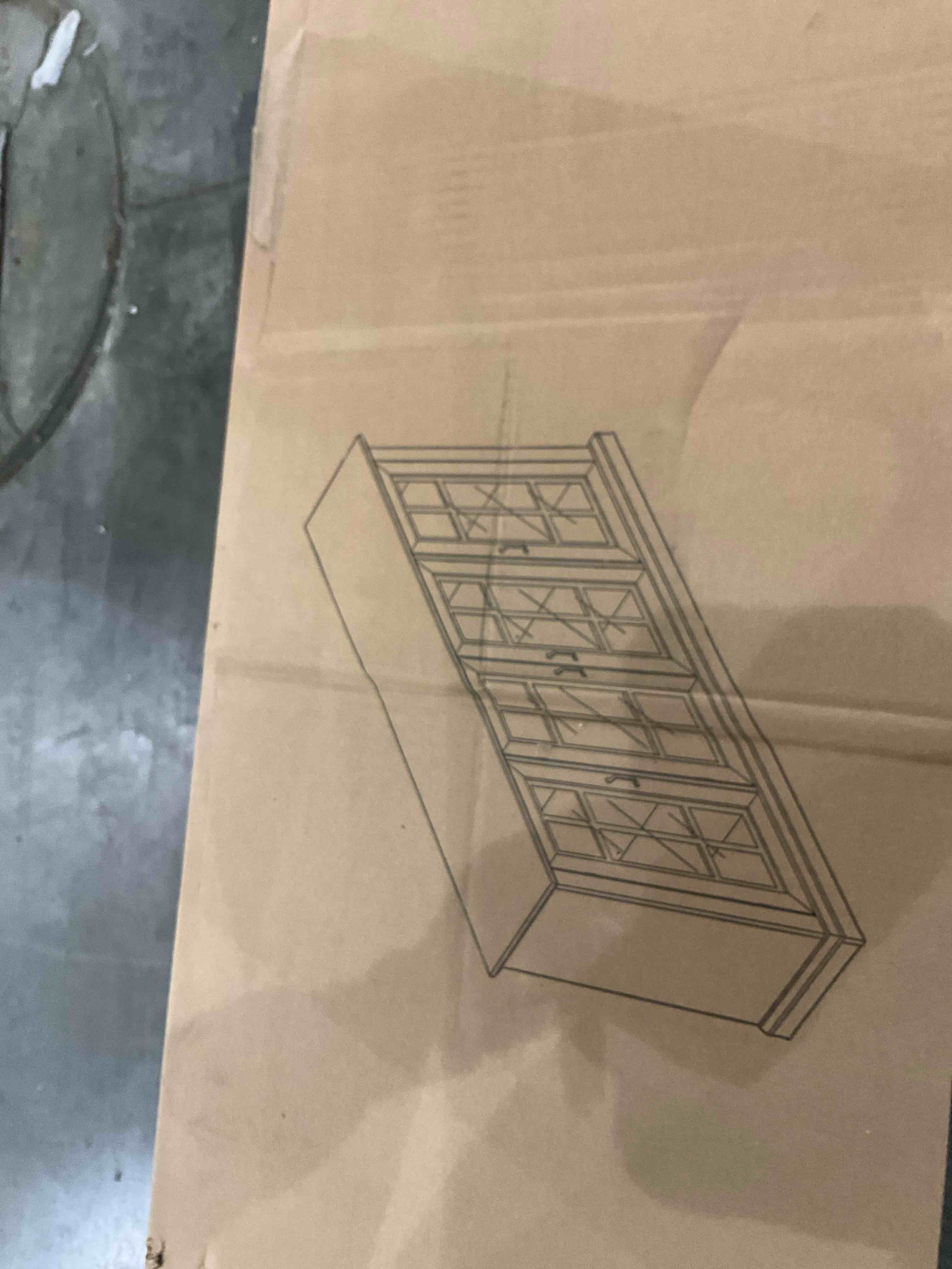 Console Table Doors and Shelves,