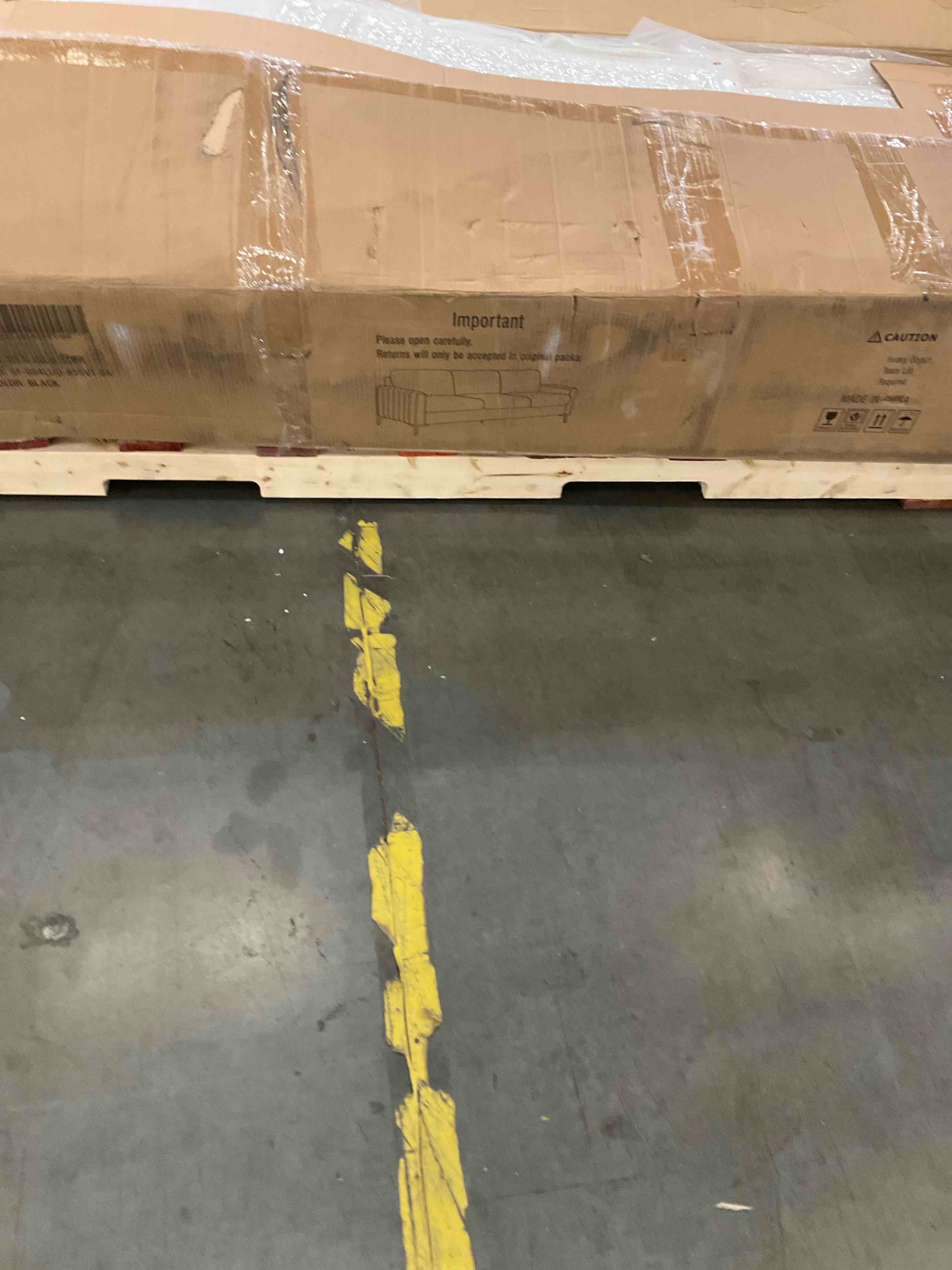 black 85.5 inch sofa