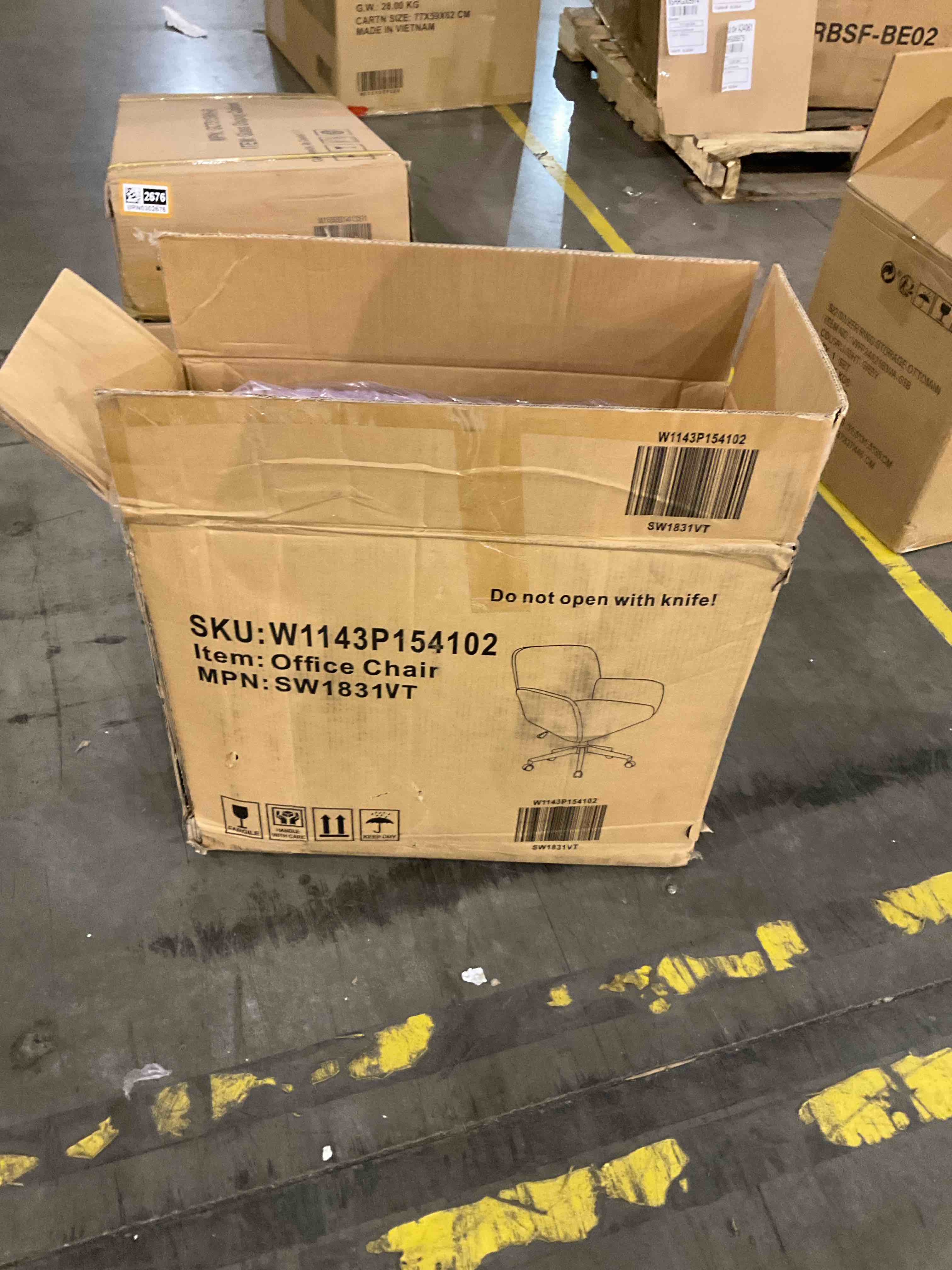 light purple office chair