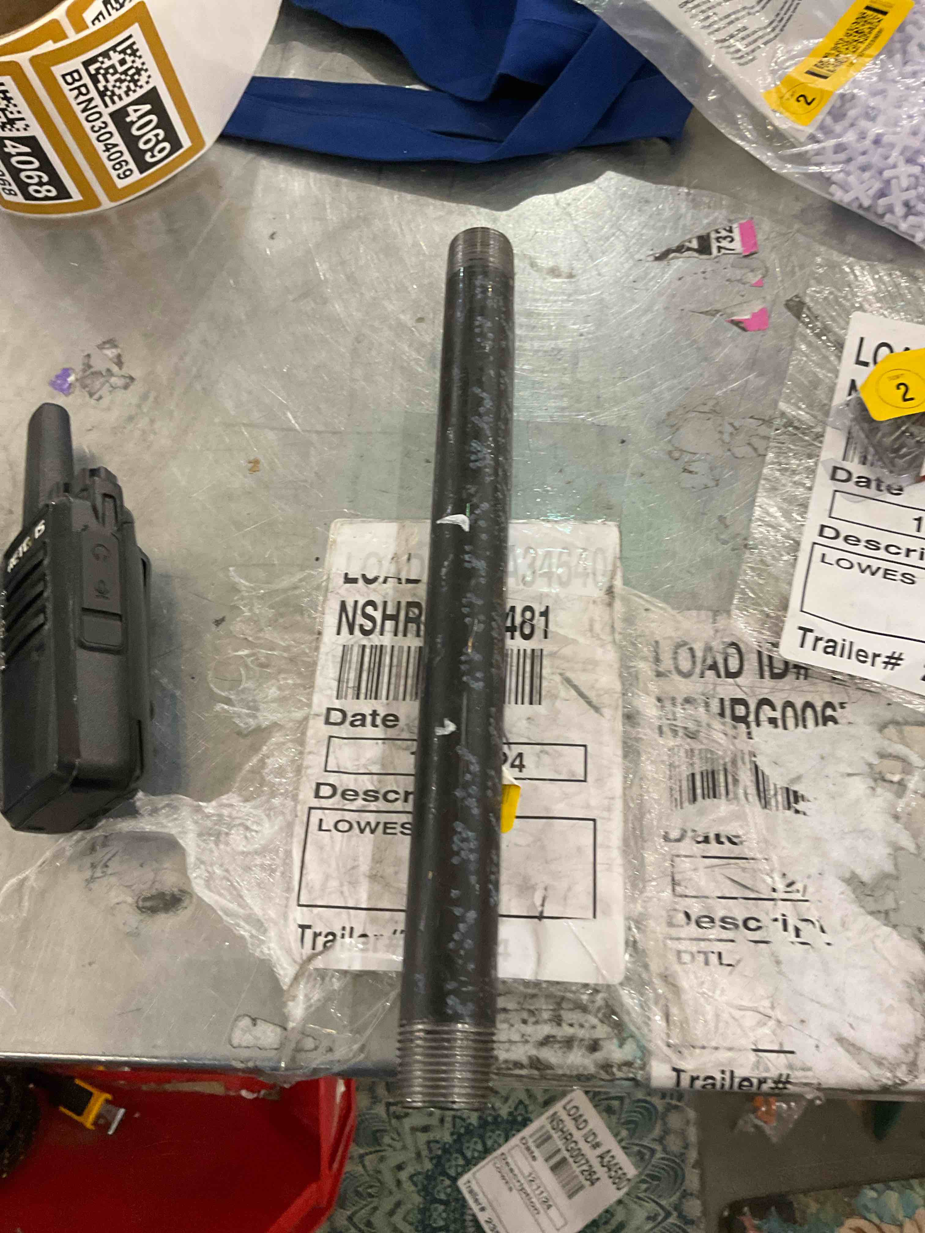 On known size double trad pipe 