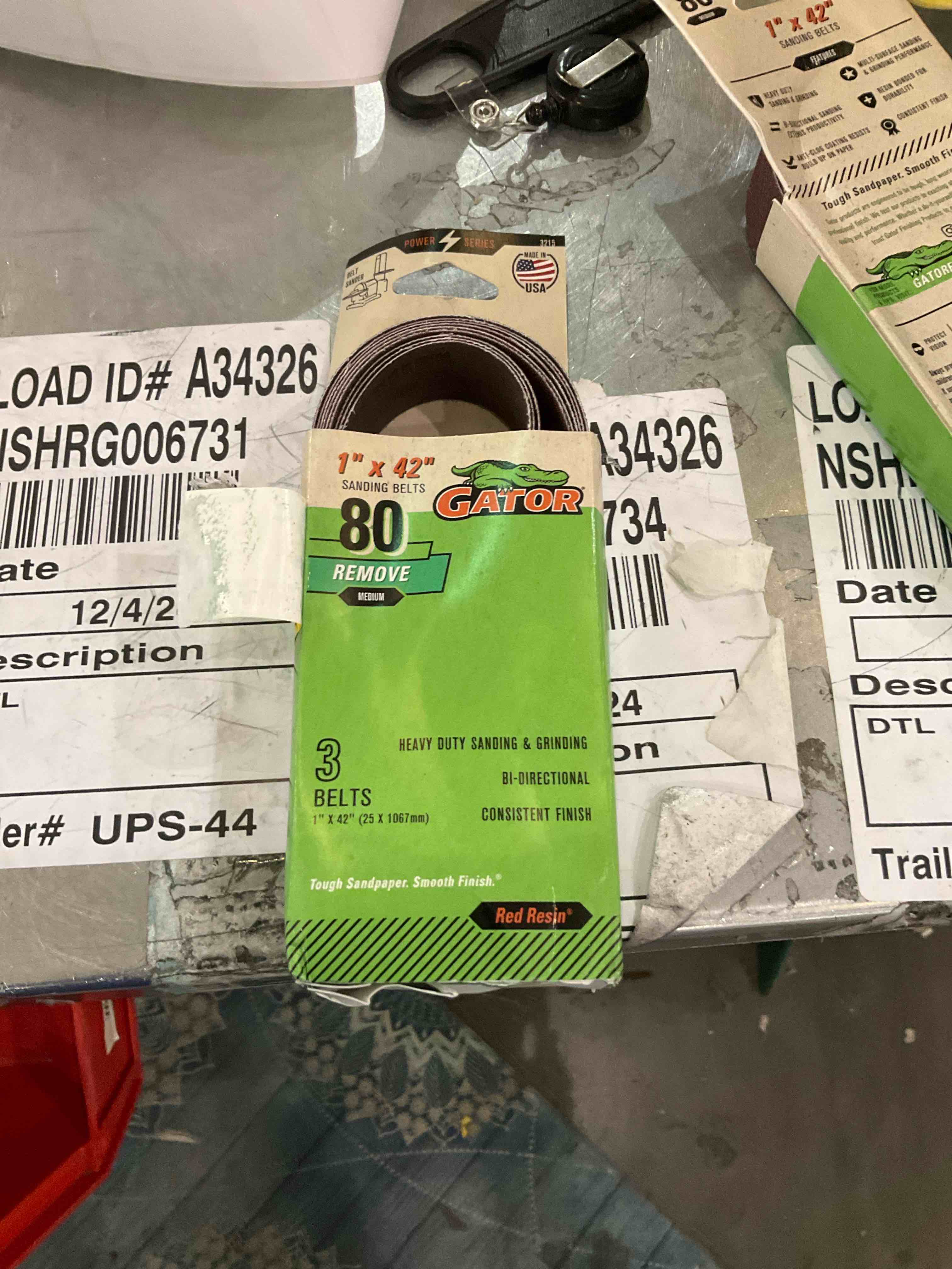 1”x42 sanding belt