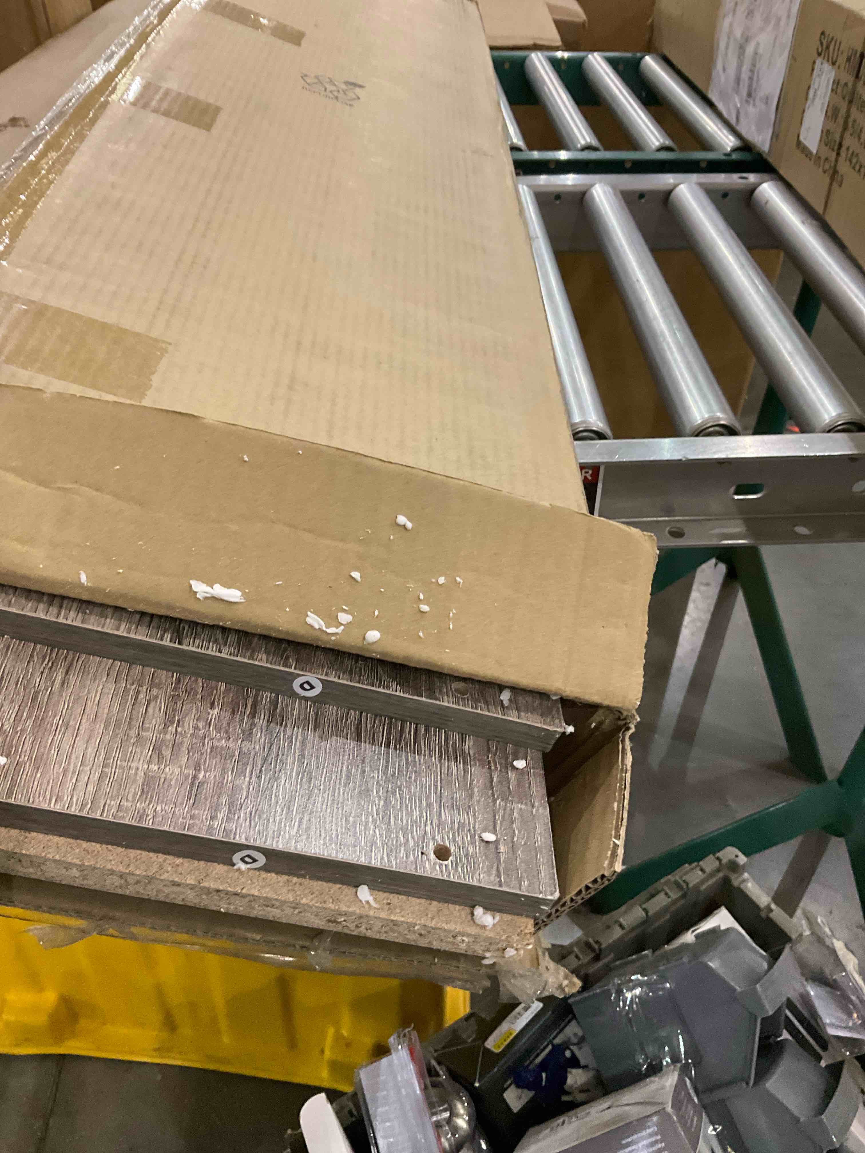 Furinno Basic 3-Tier Bookcase Storage Shelves, French Oak Grey