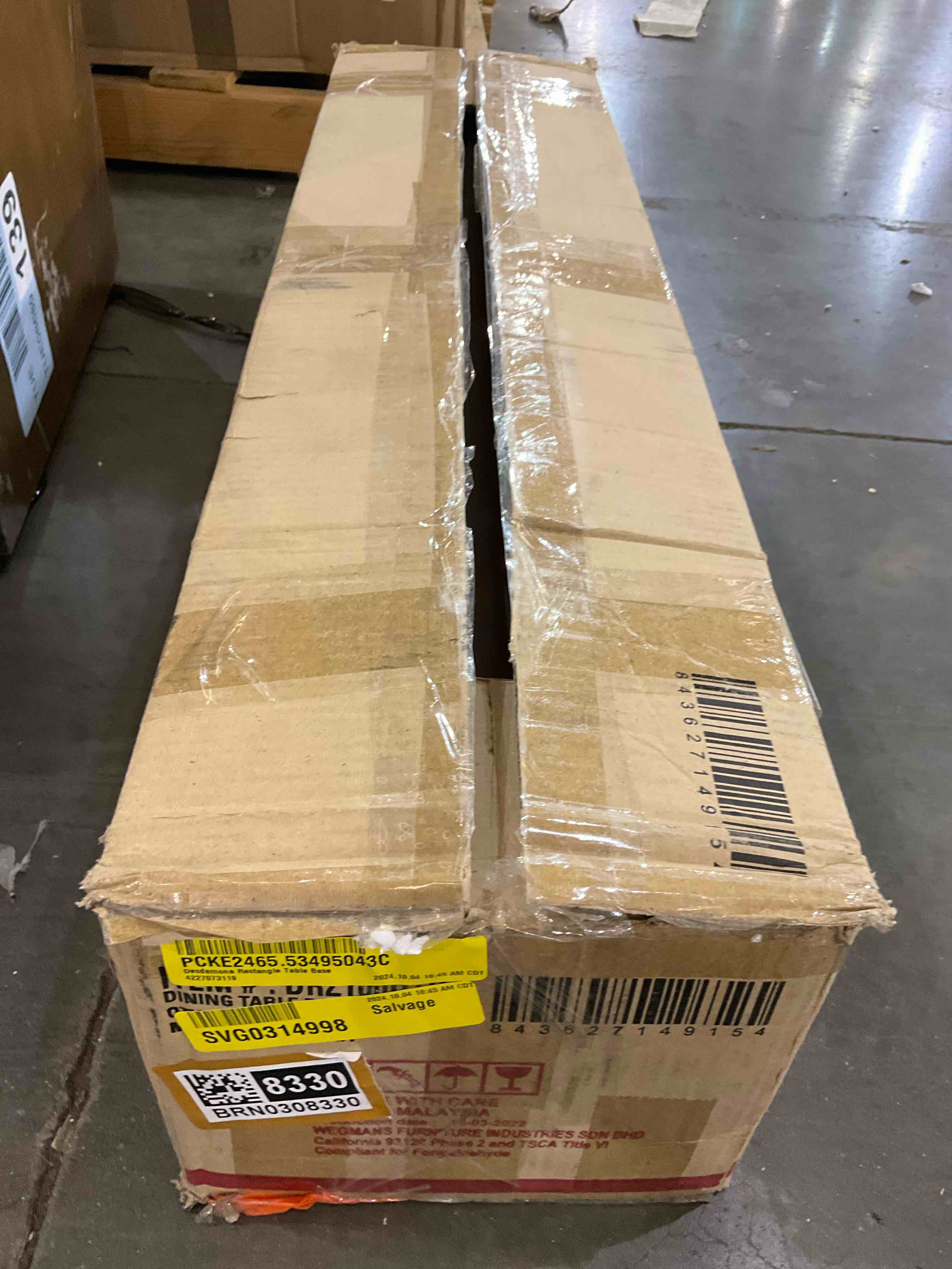 desdemona rectangle table base