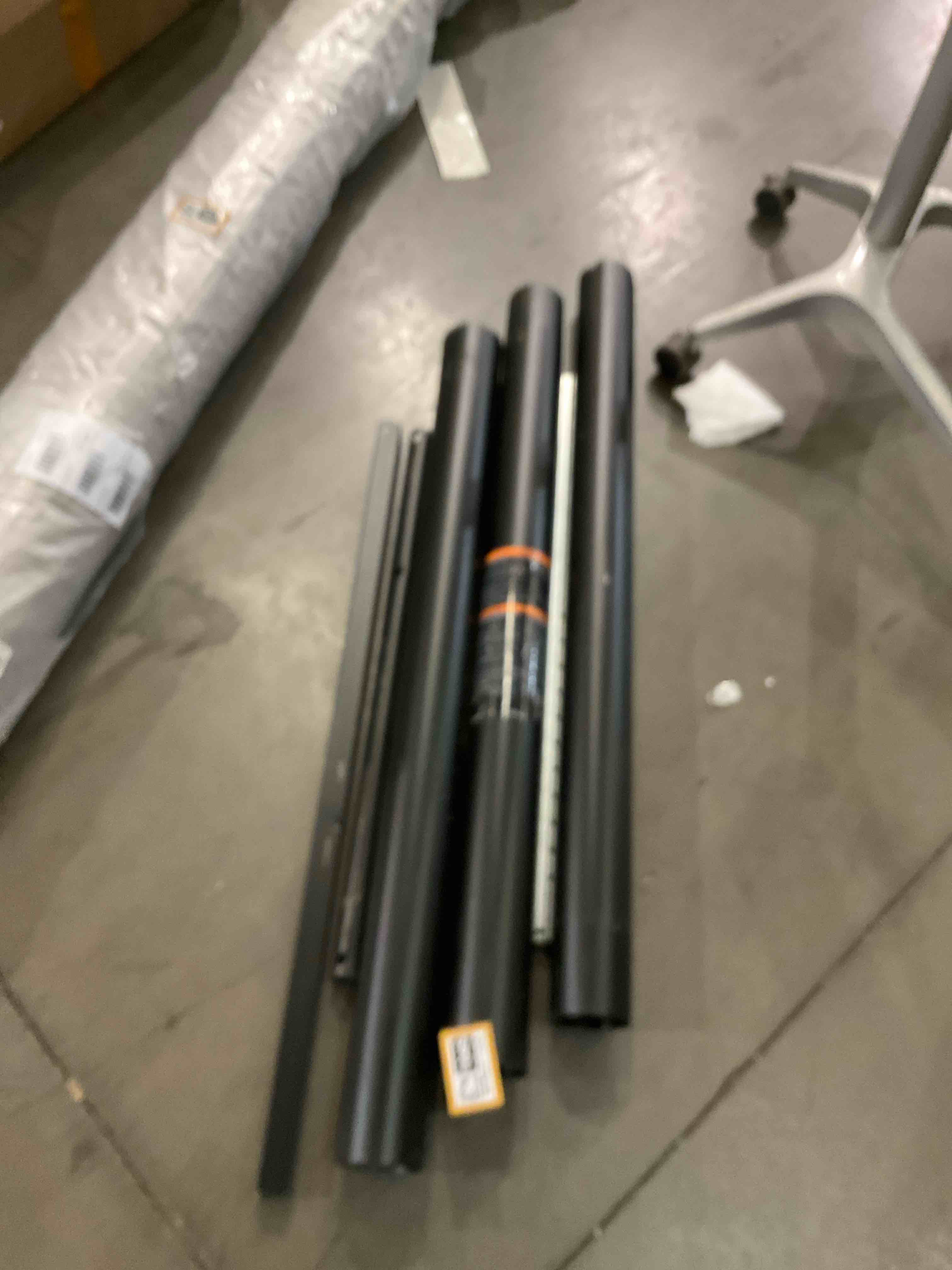 misc metal frame and pole pieces