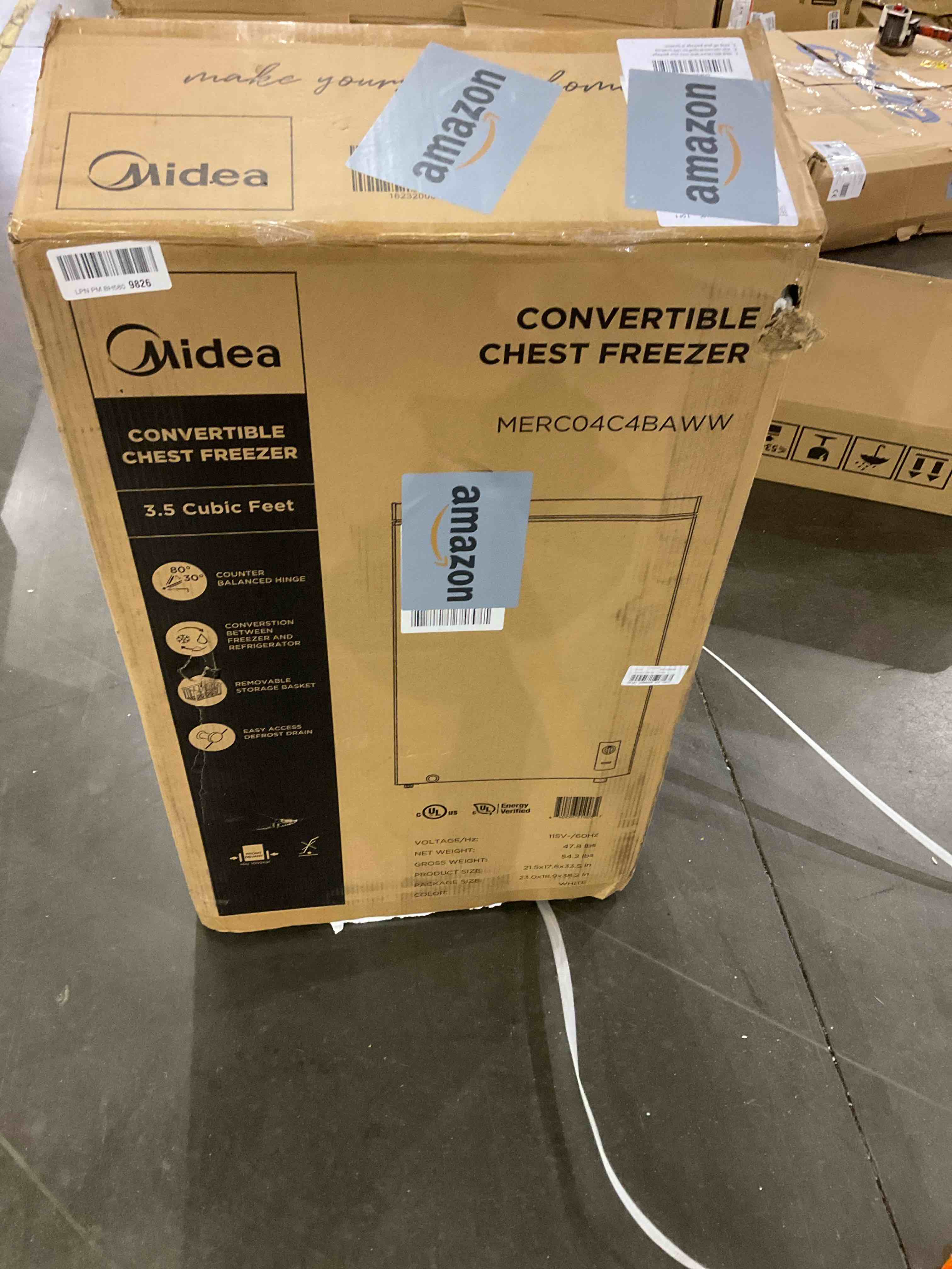 Midea Convertible Chest freezer