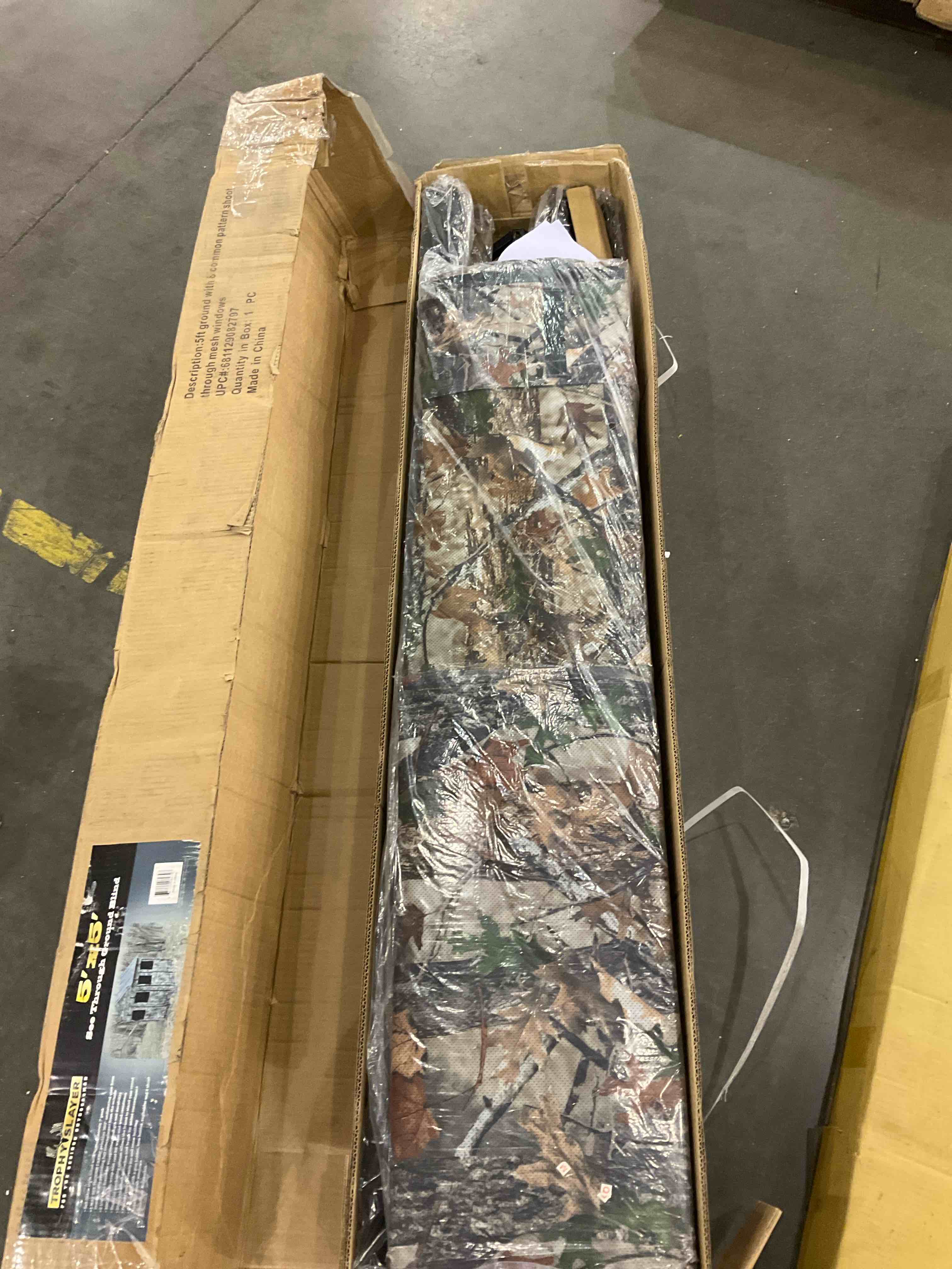 Deluxe Heavy Duty Steel Hunting Ground Blind, Semi Permanent, 360 See Through Fabric, 3-Person