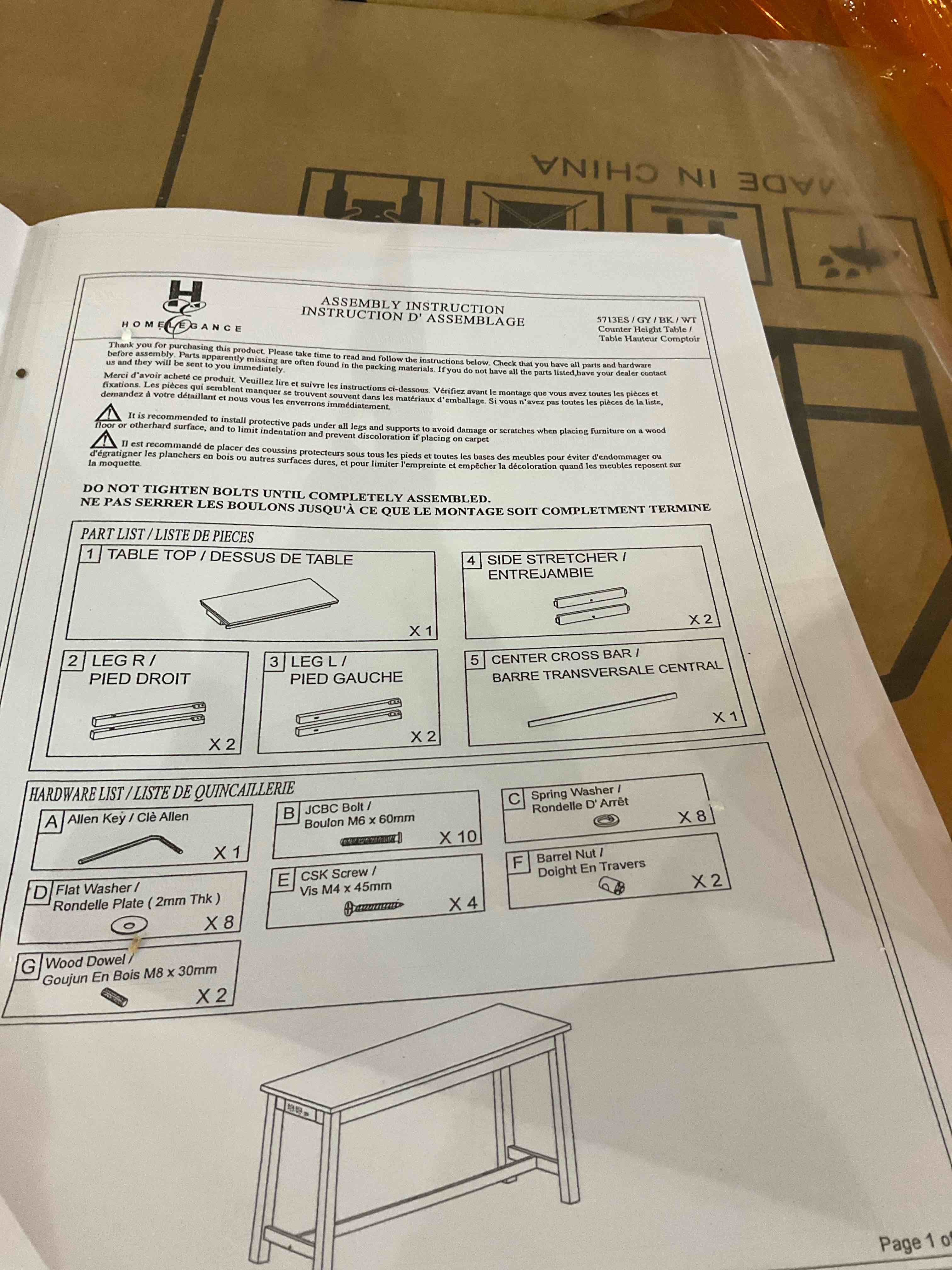 counter height table with electrical plug and counter height stool 