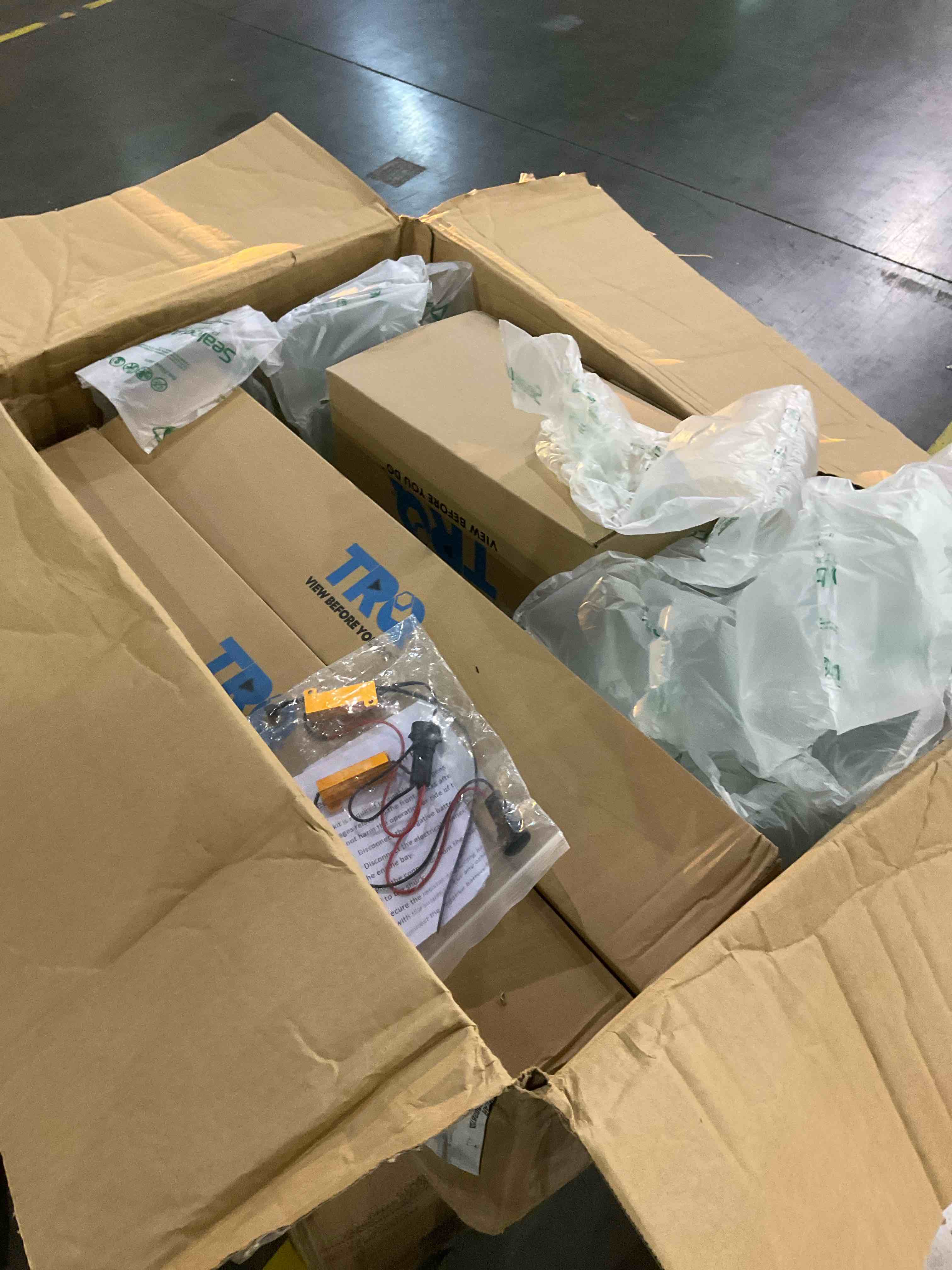 electronic suspension bypass, air compressor and other item shown