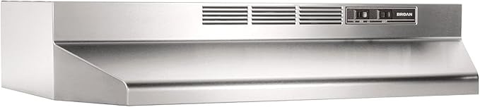 winflo 30in. stainless steel non-ducted under cabinet range hood