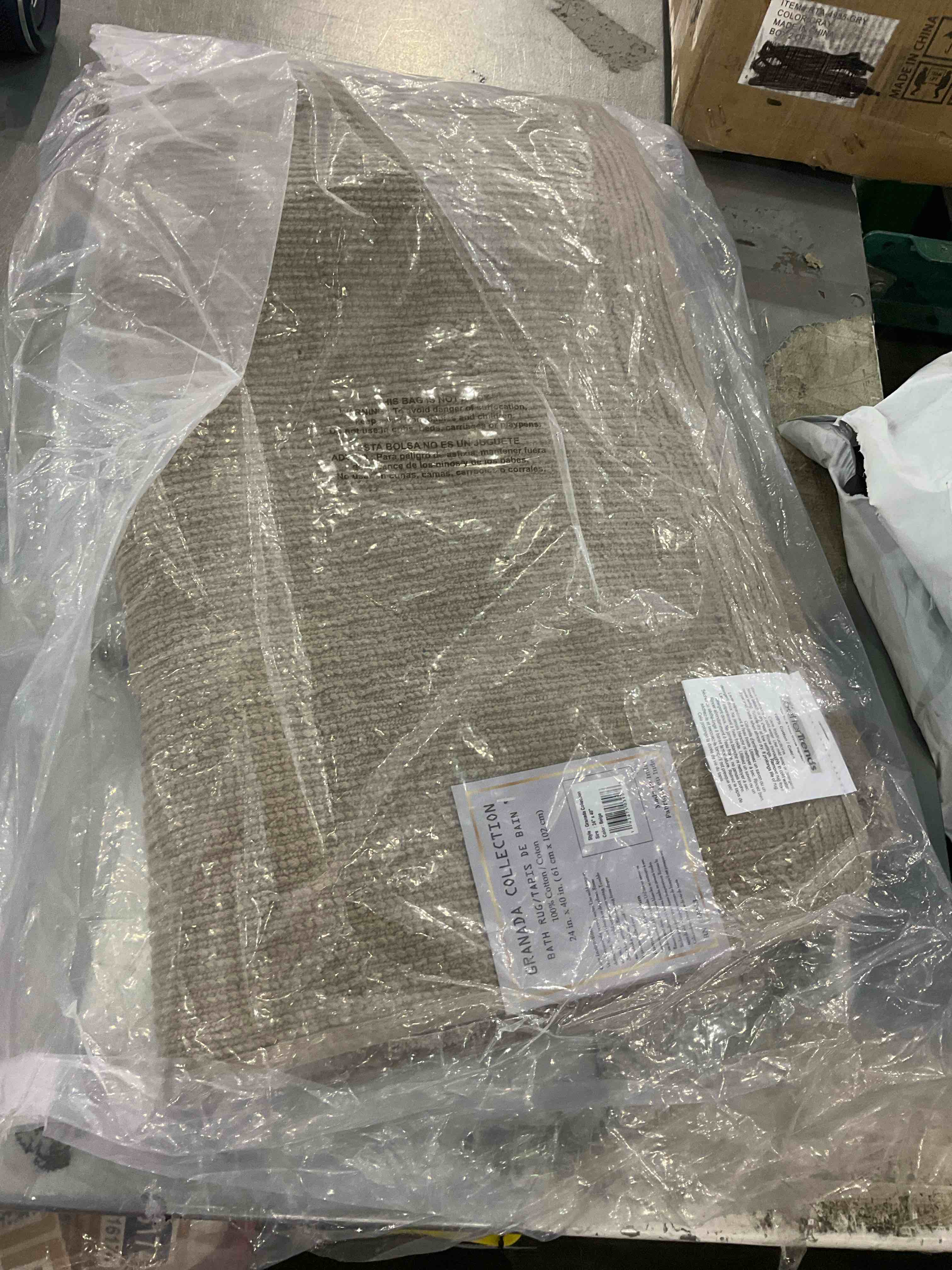 Merkle Machine Washable Tufted Solid Pattern 100% Cotton Bath Rug