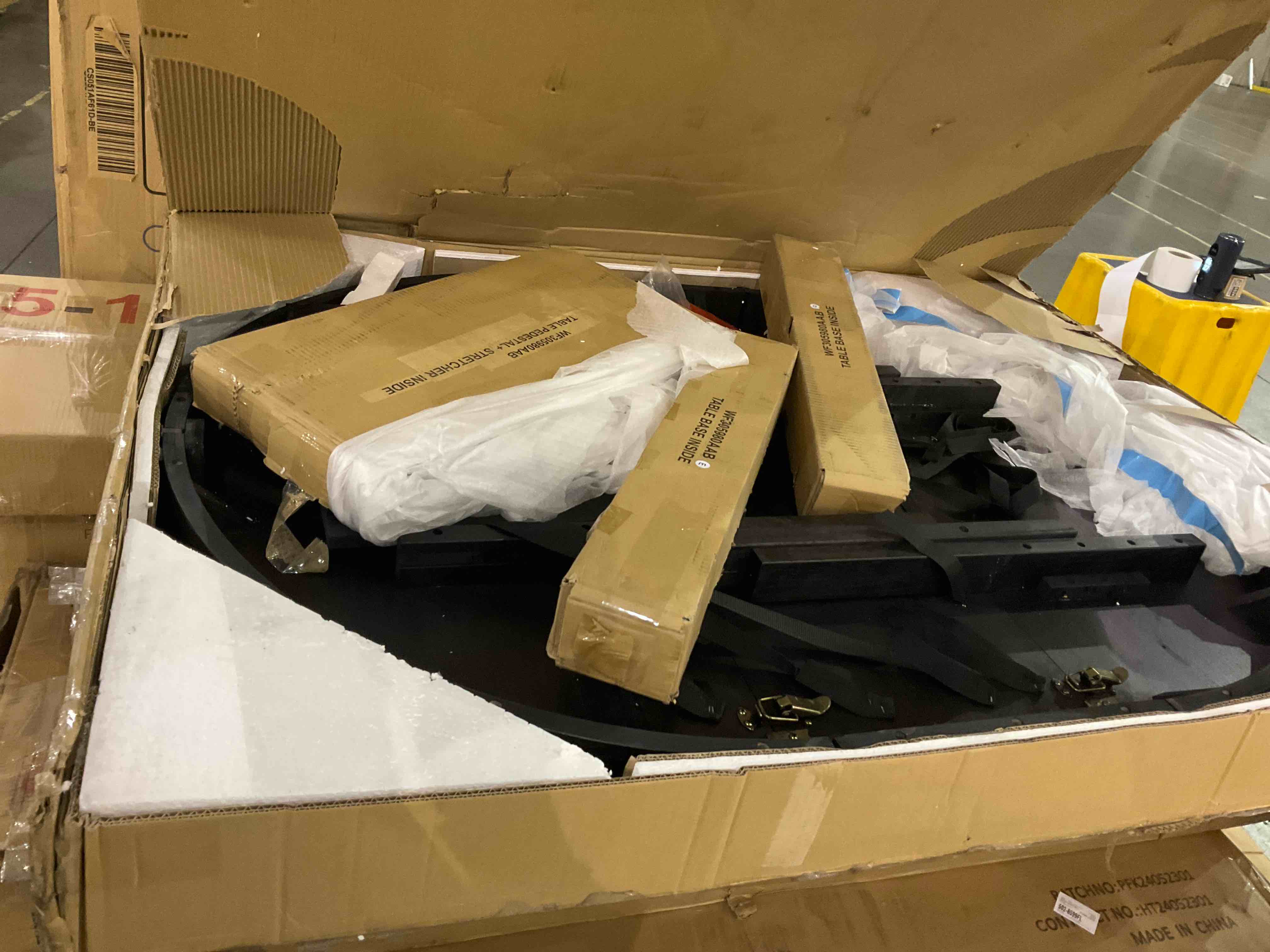 Farmhouse Dining Table Extendable Round Table For Kitchen, Dining Room