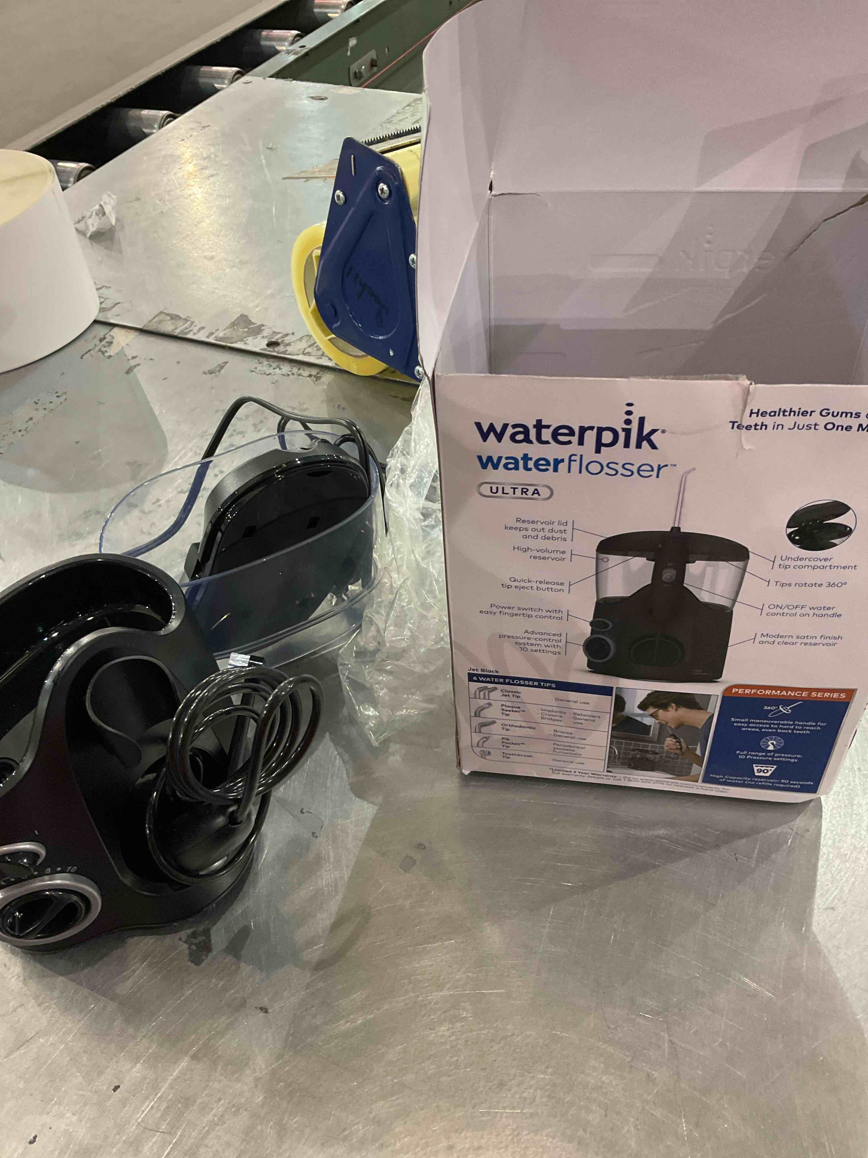 Condition photo showing Good Condition for Waterpik - Ultra Water Flosser - Black/Clear