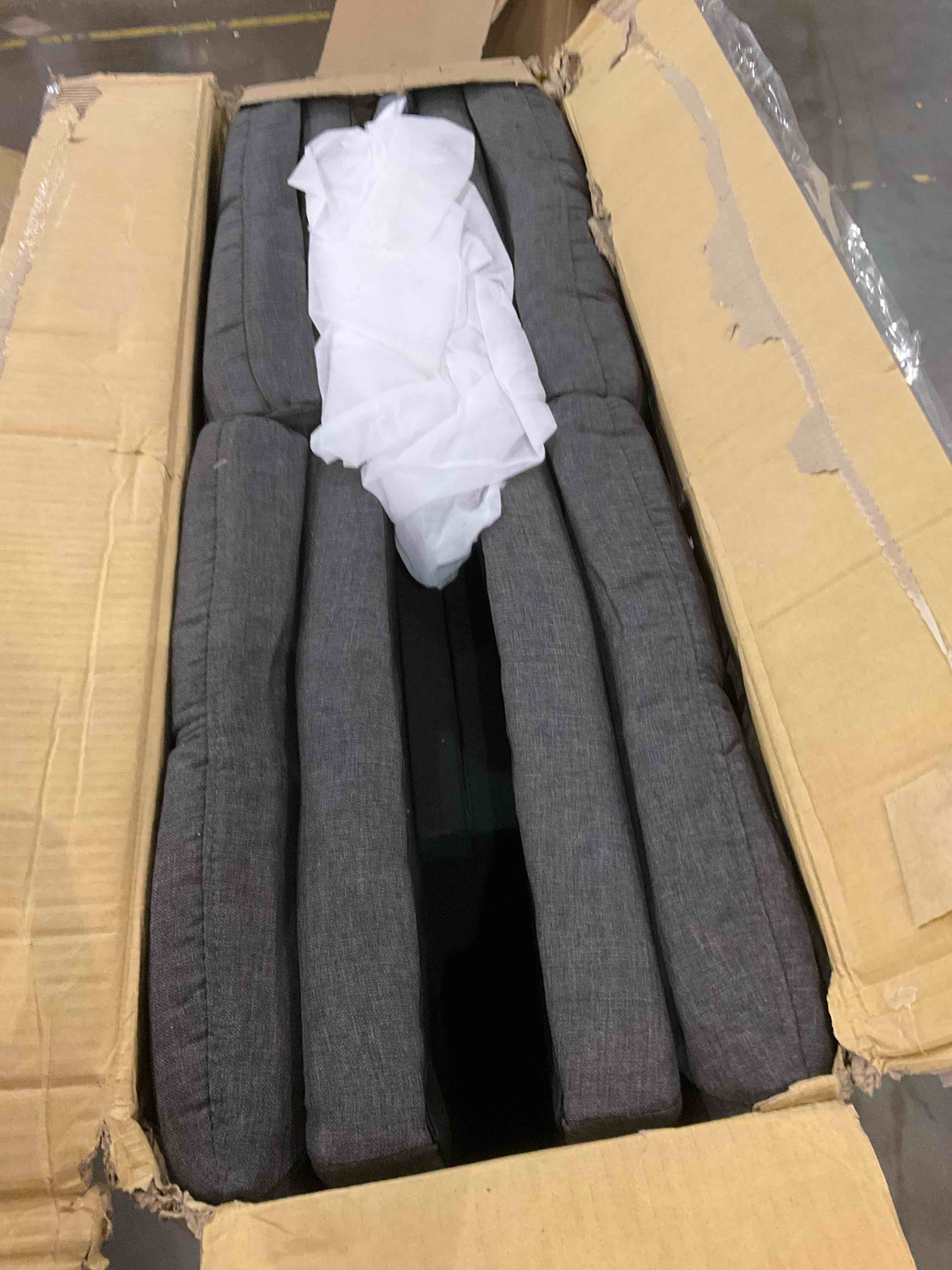 71 Upholstered Futon Sofa Bed, Modern Convertible Sleeper Couch Daybed with Adjustable Armrests for Studio, Apartment, Office, Small Space, Compact Living Room