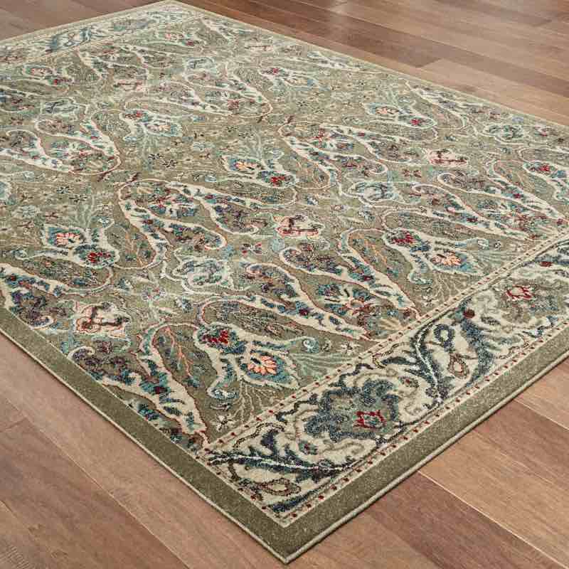 Diego Oriental Green Area Rug