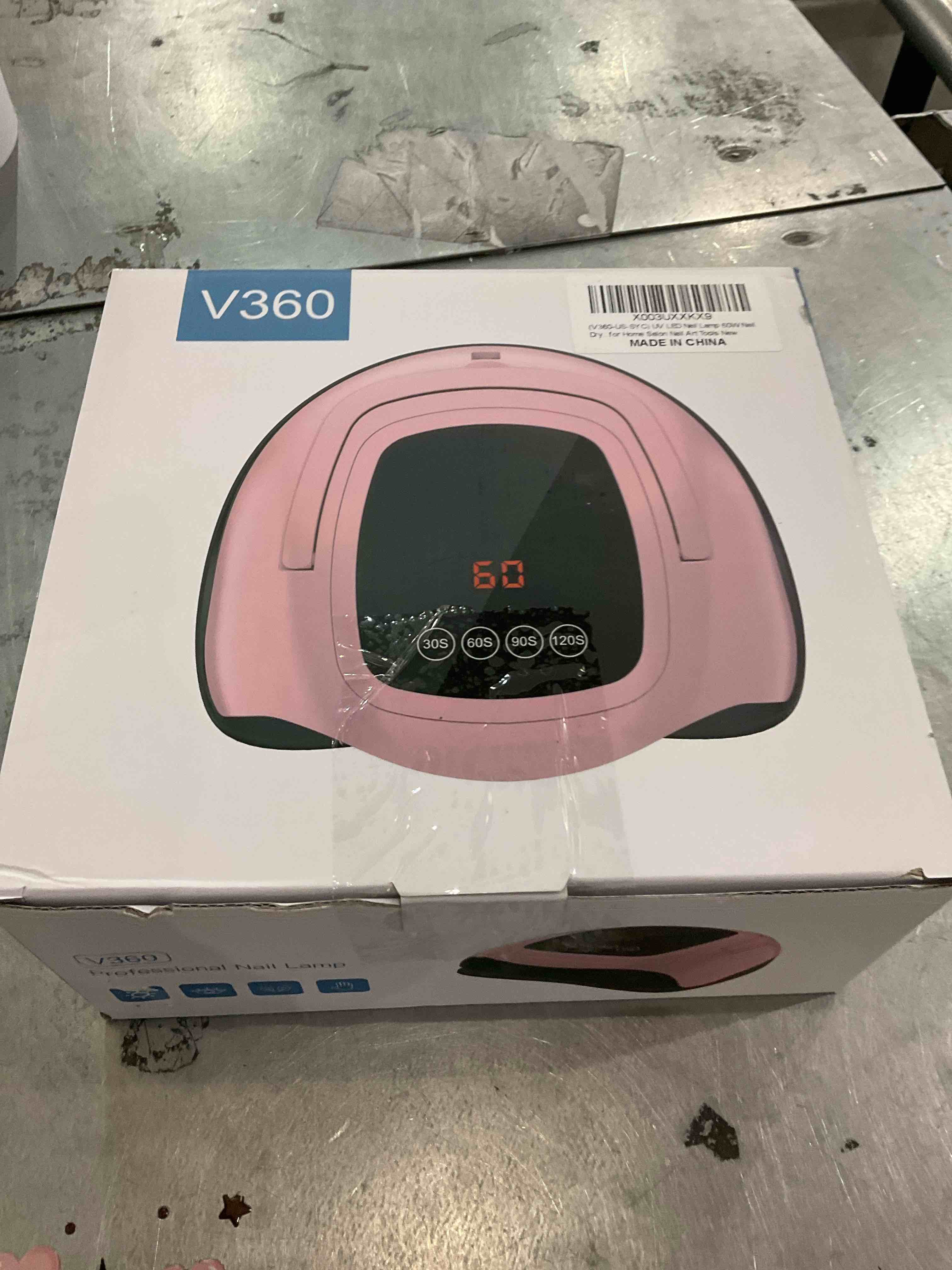 Rhinestone Press on Nails Long Butterfly Coffin Fake Nails Diamonds False Nails and UV LED Nail Lamp for Gel Polish 60W UV Light for Nails Fast Drying UV Nail Lamp LED Nail Dryer with 4 Timers