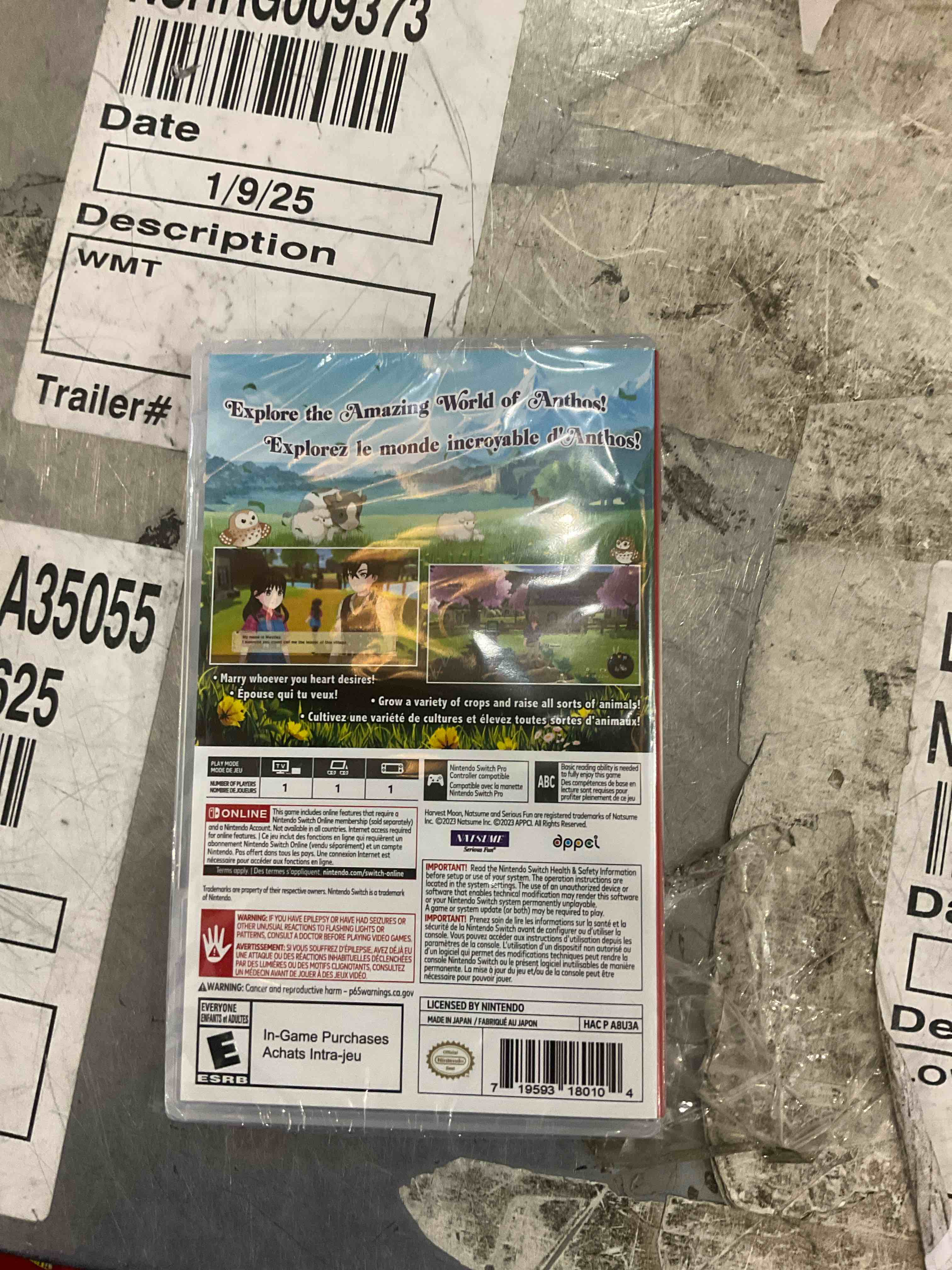 Harvest Moon: The Winds of Anthos - Nintendo Switch