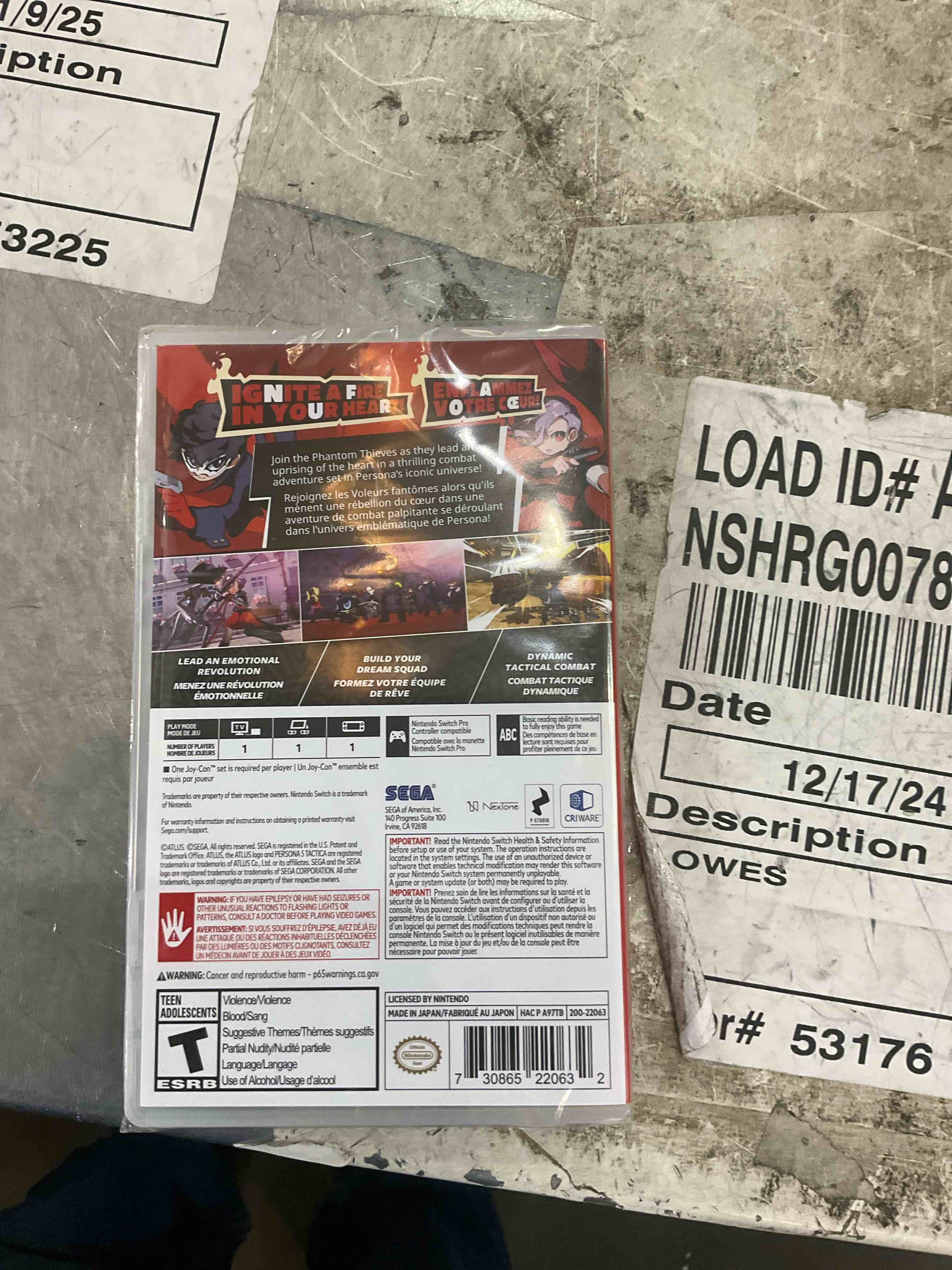 Persona 5 Tactica - Nintendo Switch