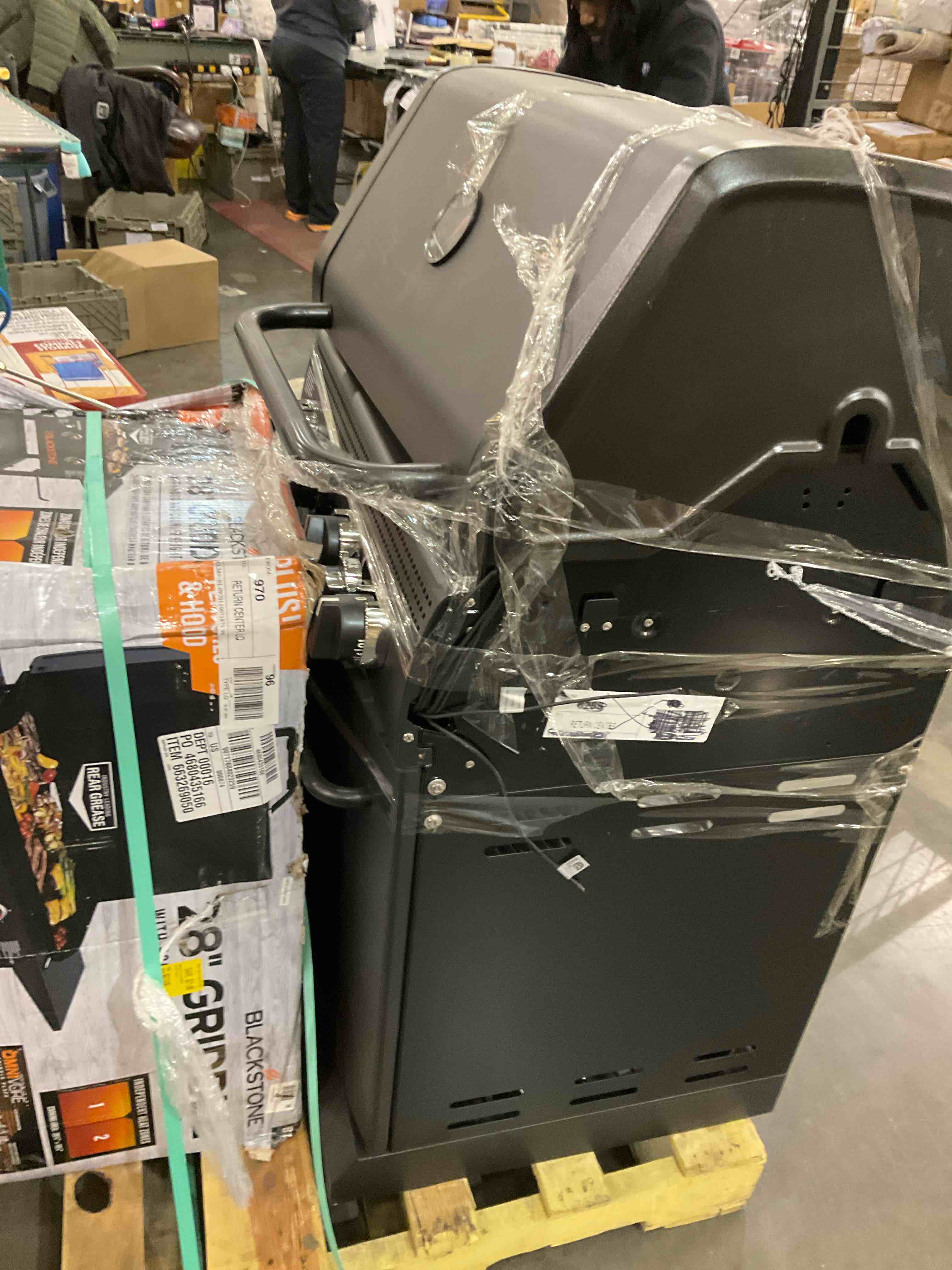 28 Griddle with hood and counter heigh shelf