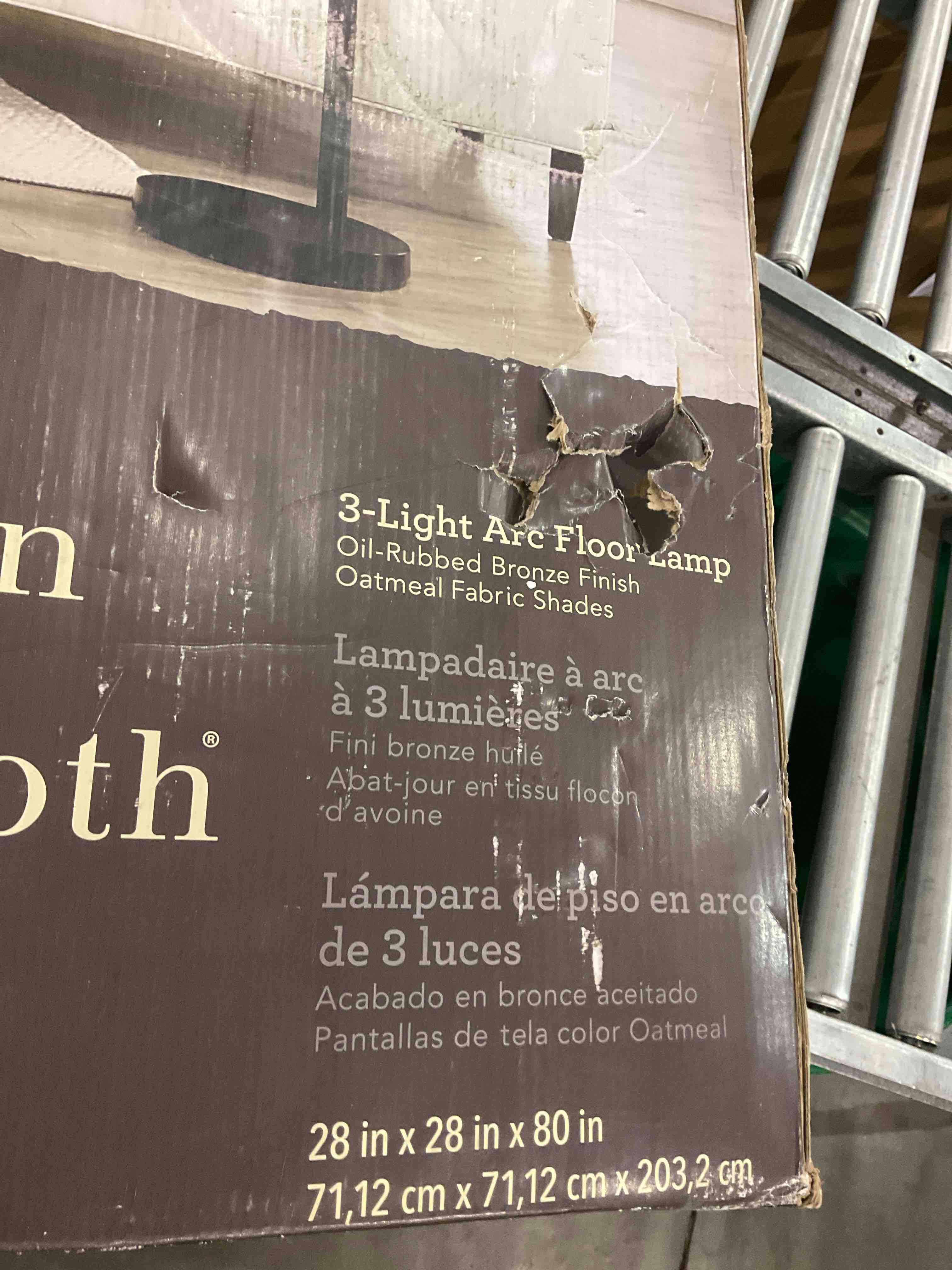 3 light floor lamp