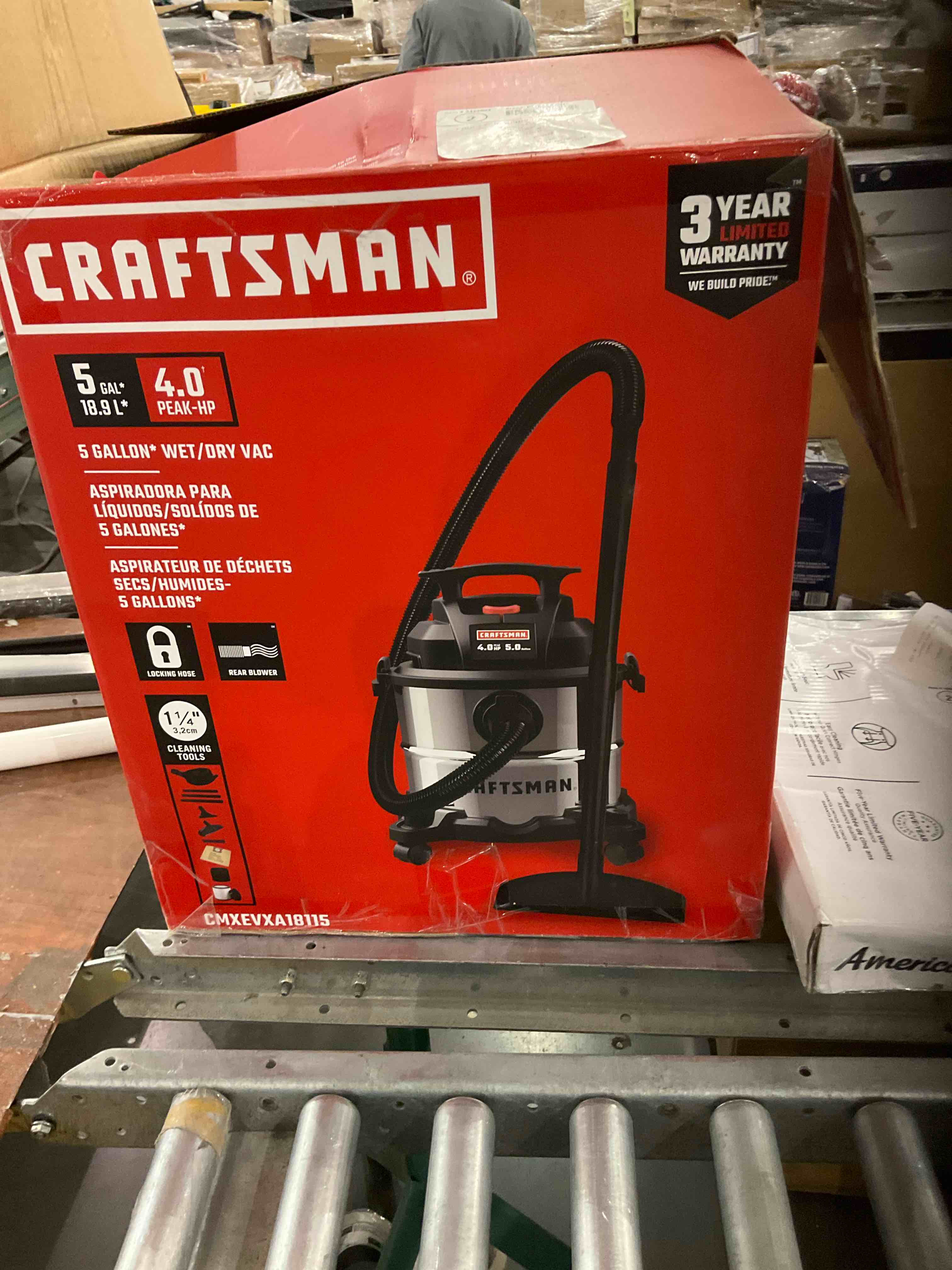 5 gal wet/dry vacuum