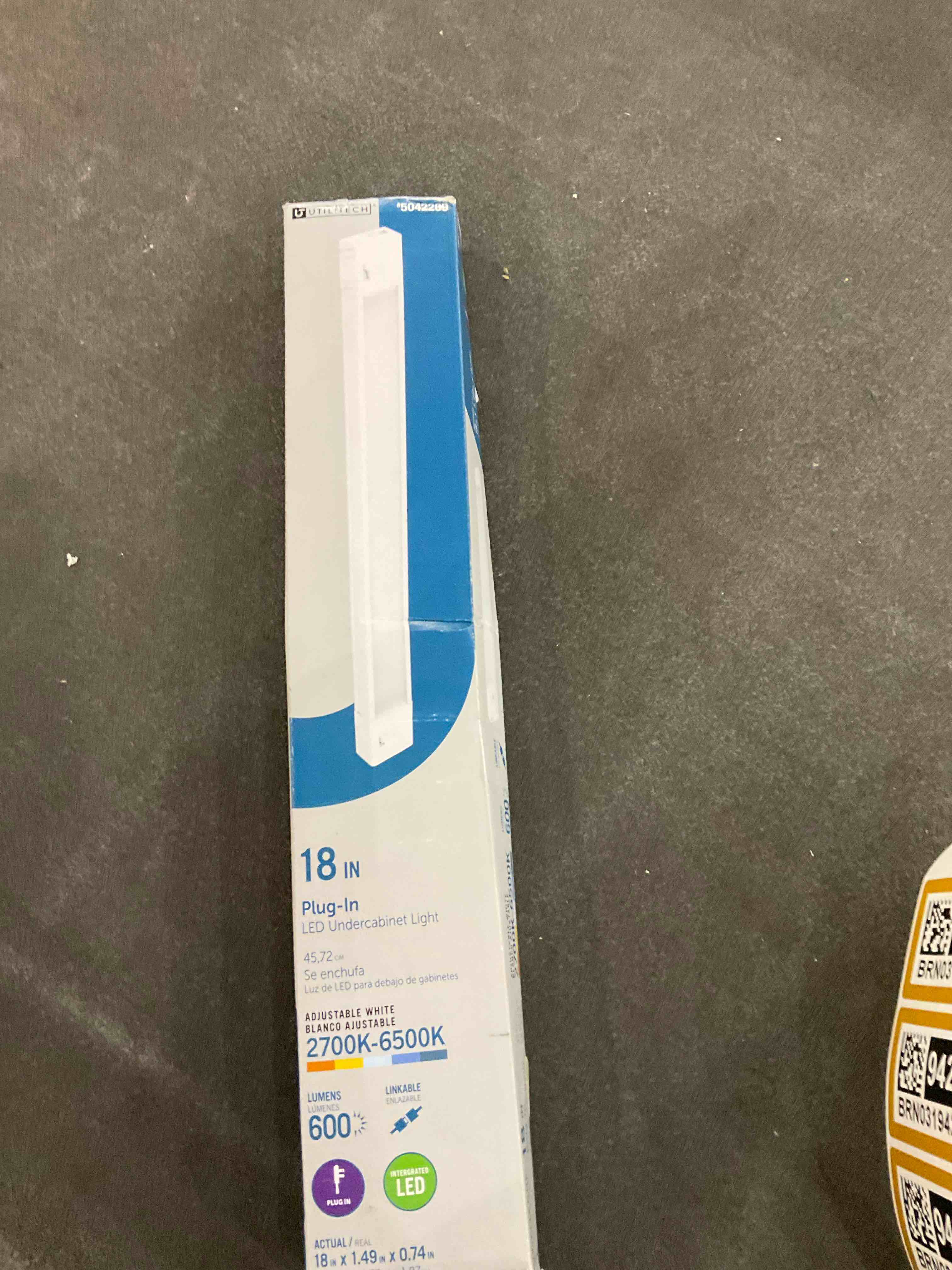 Hardwired LED Under Cabinet Task Lighting - 16 Watt, 24", Dimmable, CRI>90, 5000K (Day Light), Wide Body, Long Lasting Metal Base with Frost Lens
