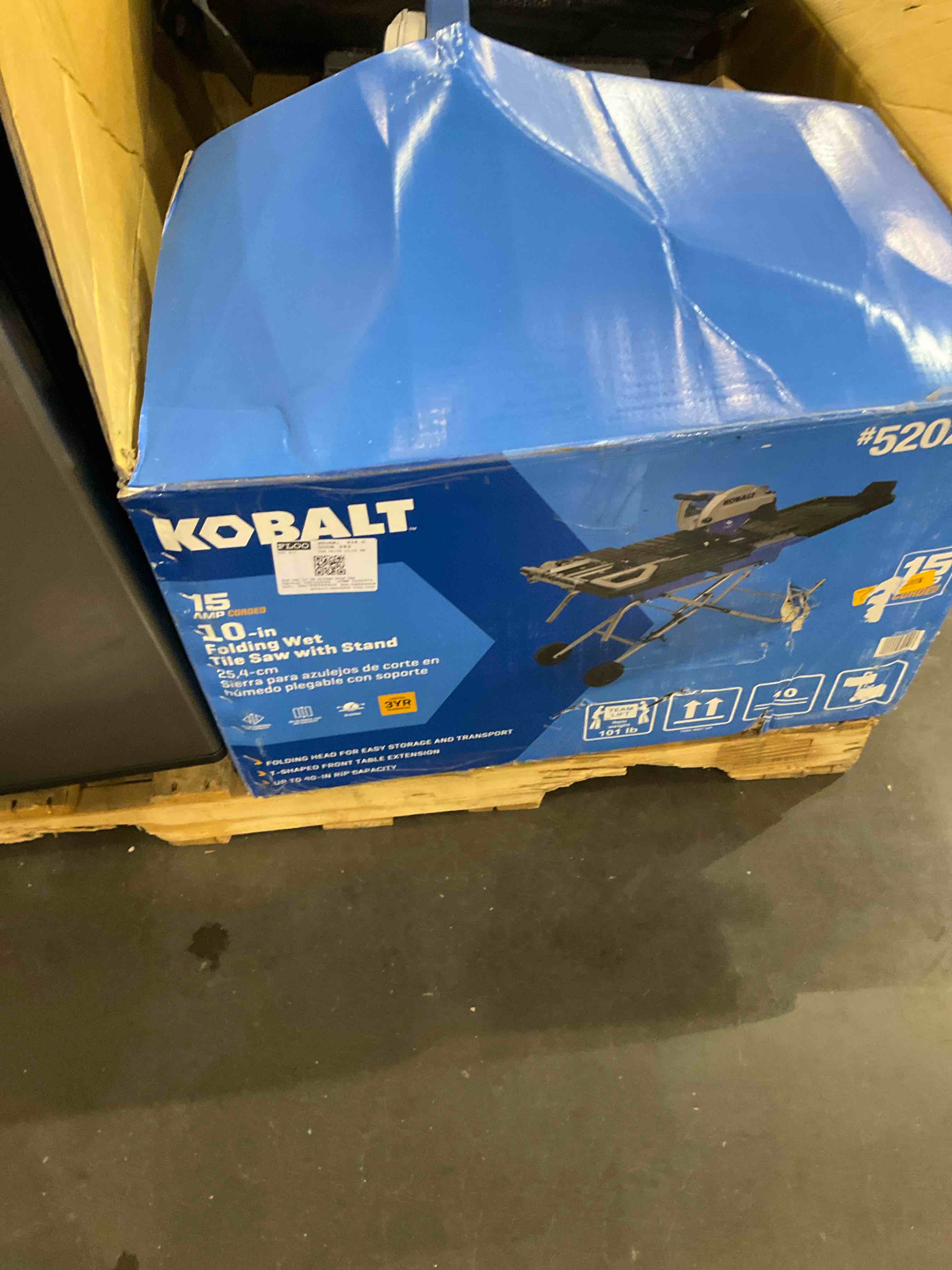 10 foldi wet tile saw with stand