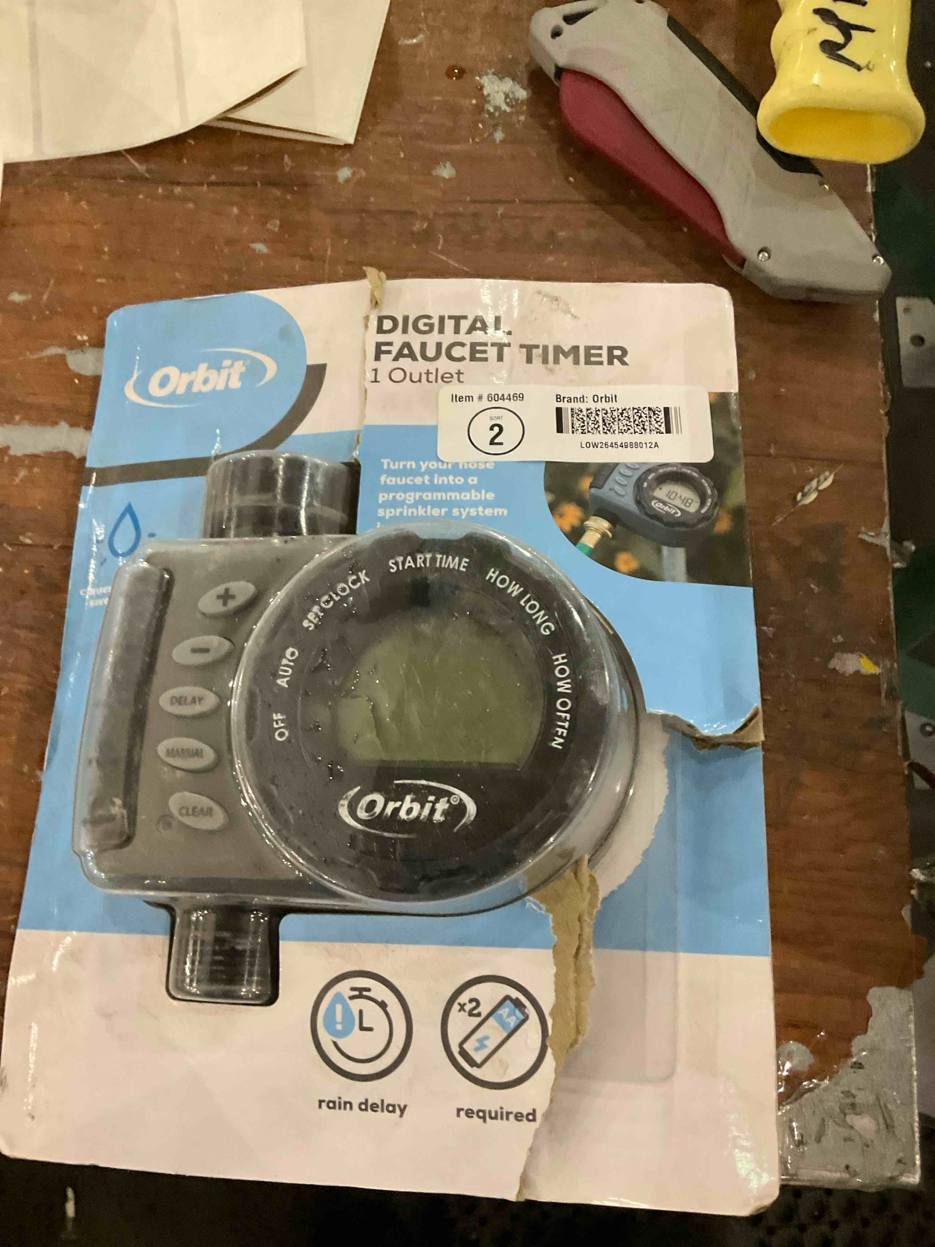 Orbit 56619 1-Outlet Hose Faucet Timer