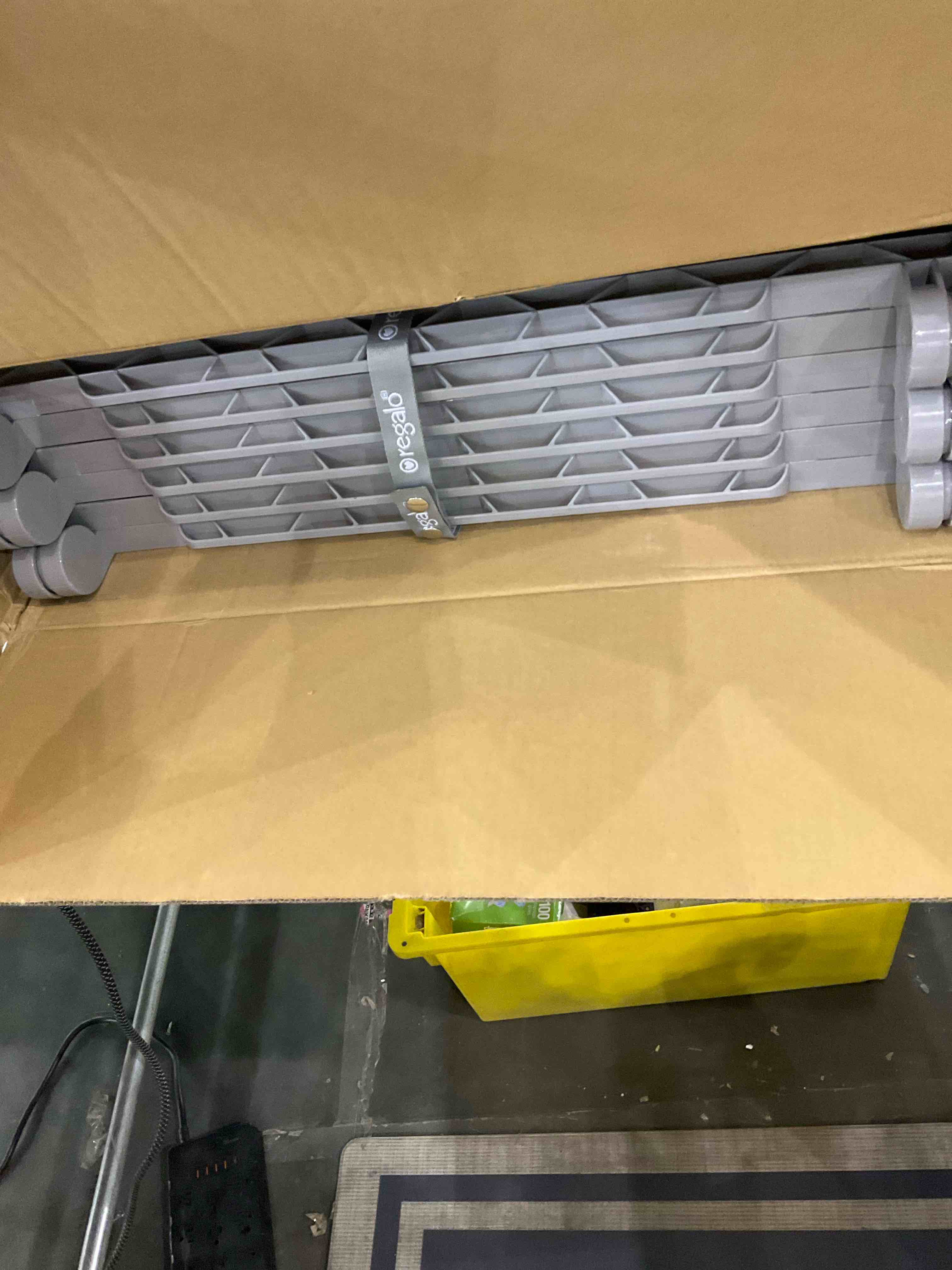 Regalo Plastic 192-Inch Super Wide Adjustable Baby Gate and Play Yard, 2-In-1, Bonus Kit, Includes 4 Pack of Wall Mounts-4 Count (Pack of 1)