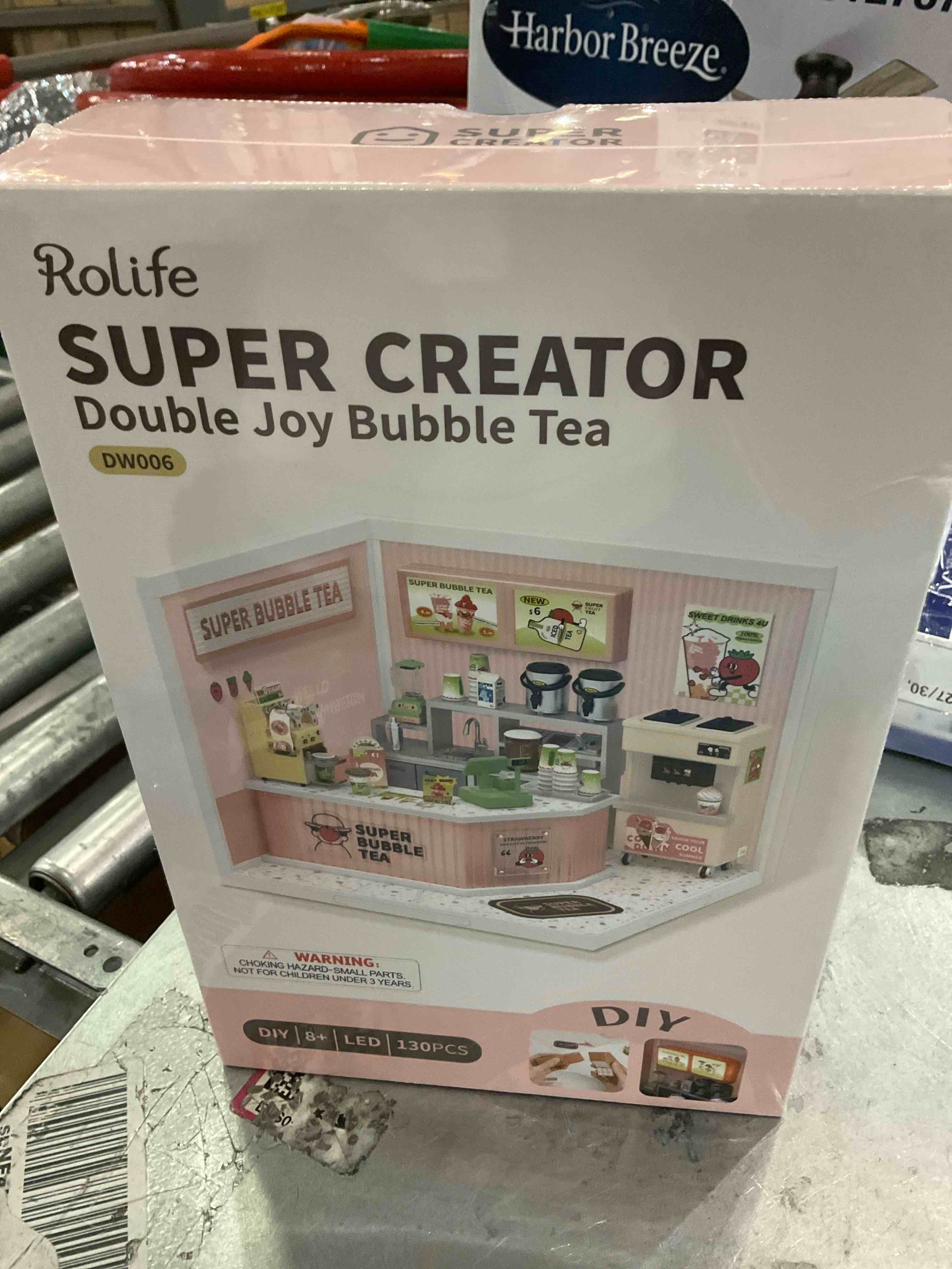 MINIATURE BUBBLE TEA SHOP DIY KIT