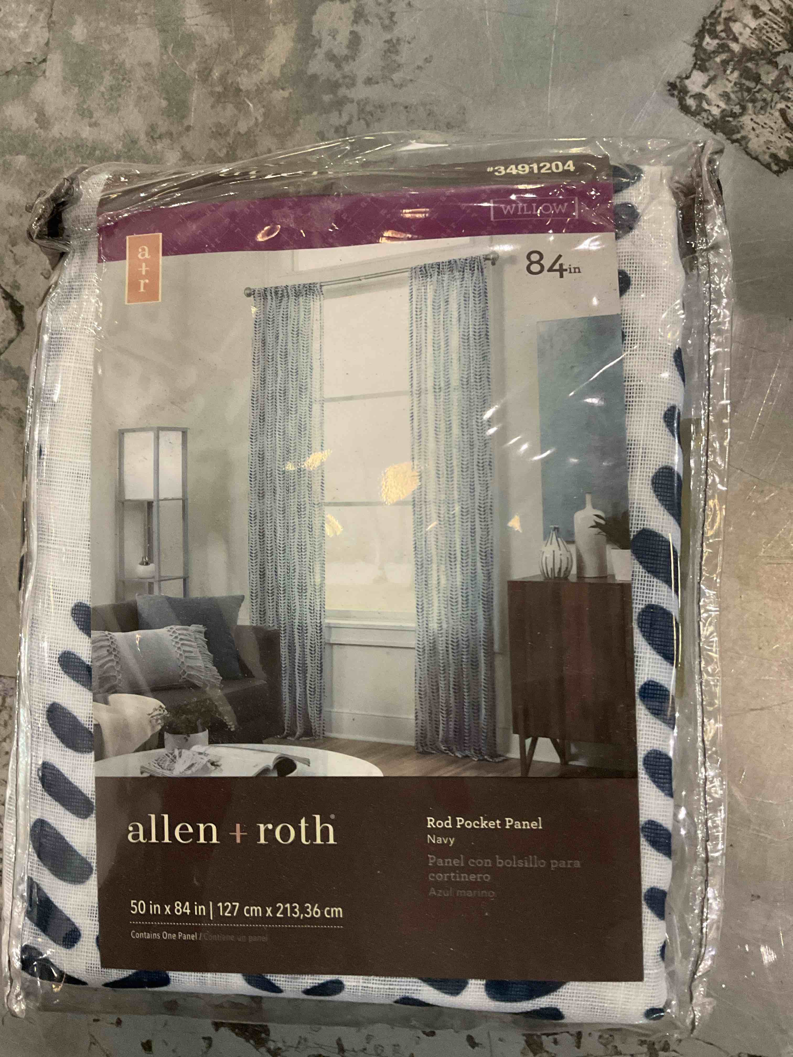 Allen +roth rod pocket panel