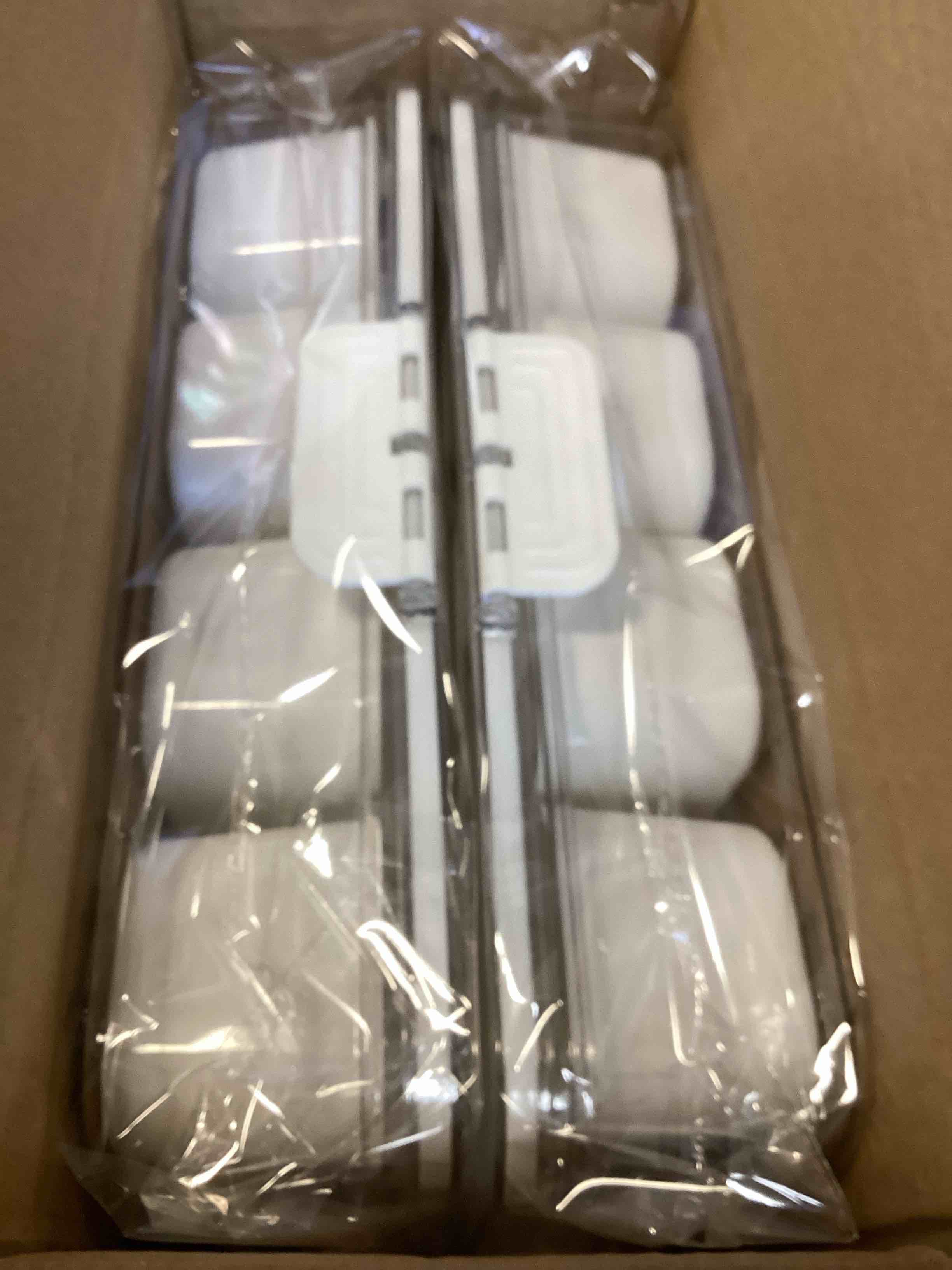 Eanpet 2Pack Divided Veggie Tray with Lid and Handle 8 Compartment